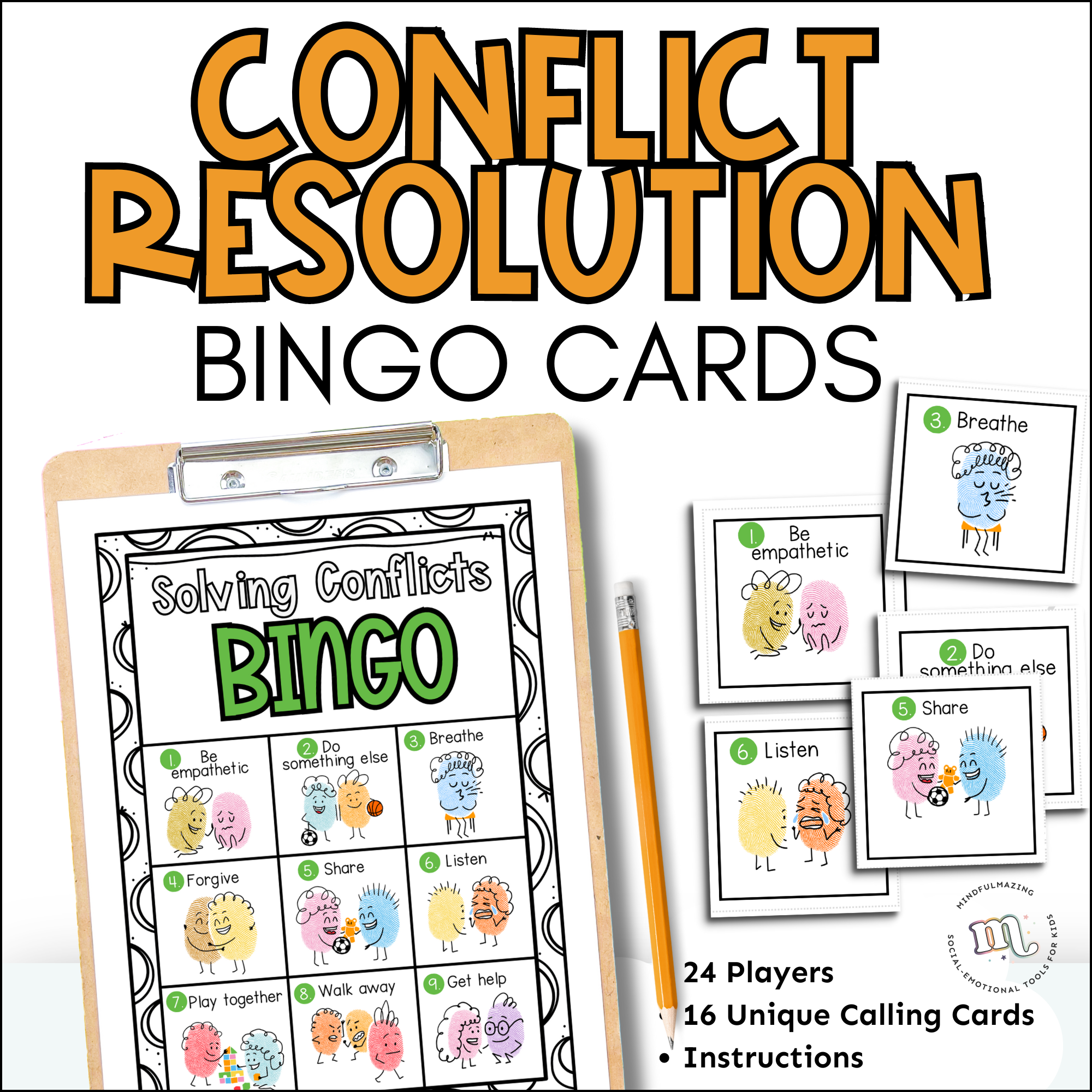 Conflict Resolution BINGO Game