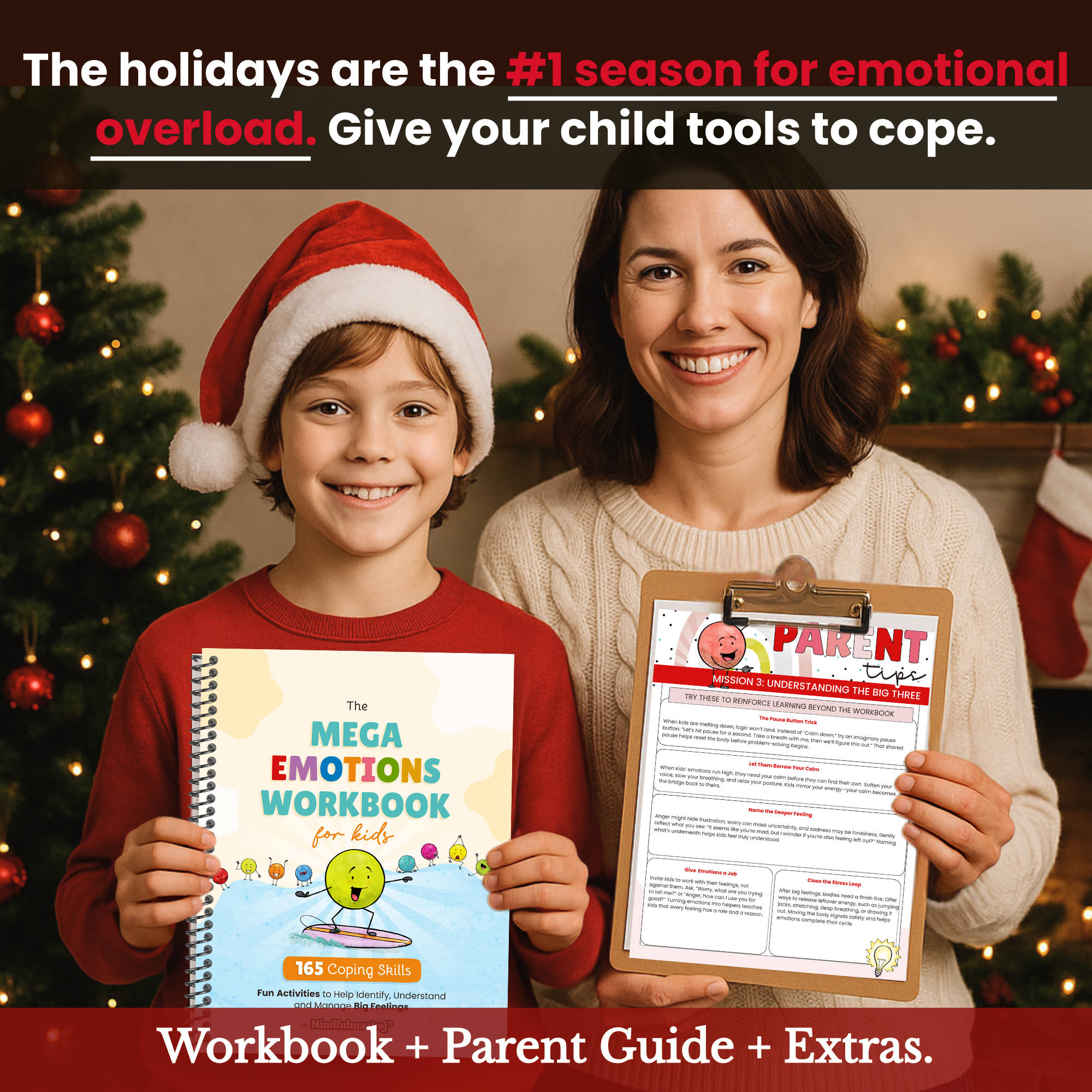 Kids Mega Emotions Bundle (Workbook + Guides + Bonus Tools)