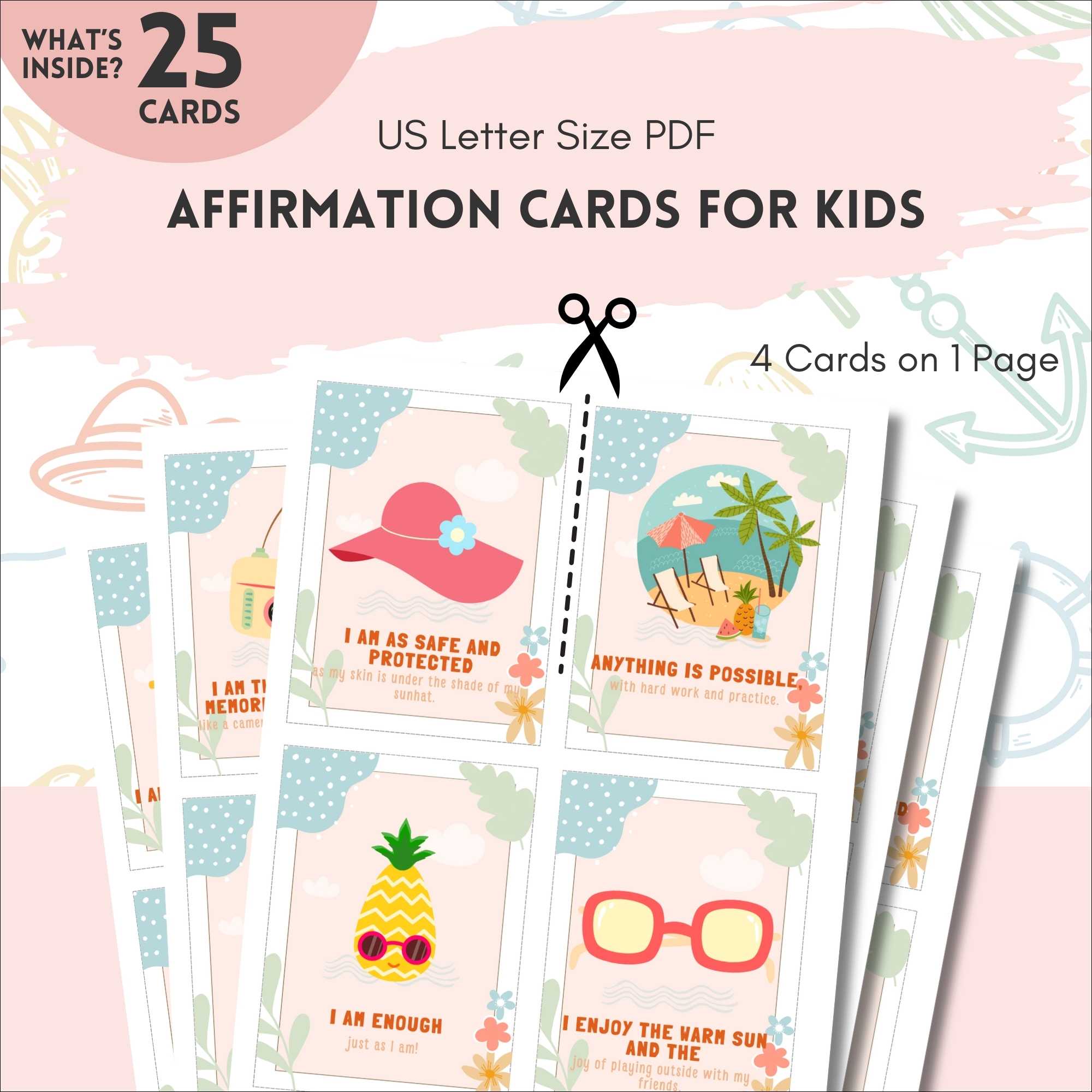 Summer-themed Affirmations