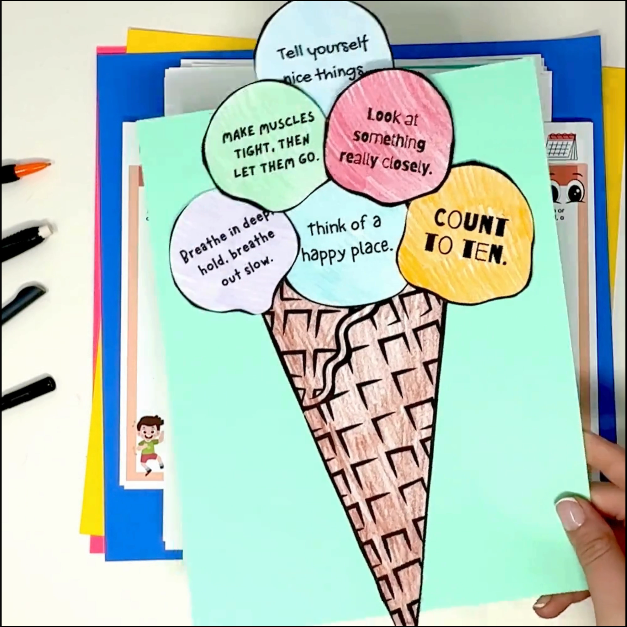 Cool Down Cones Coping Strategy