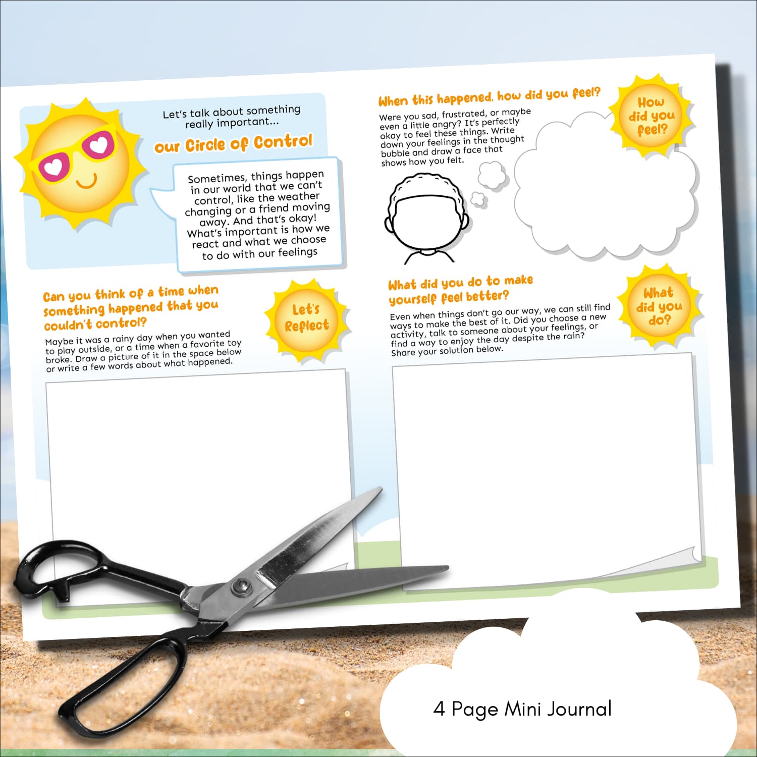 Sunshine Circle of Control Journal and Poster