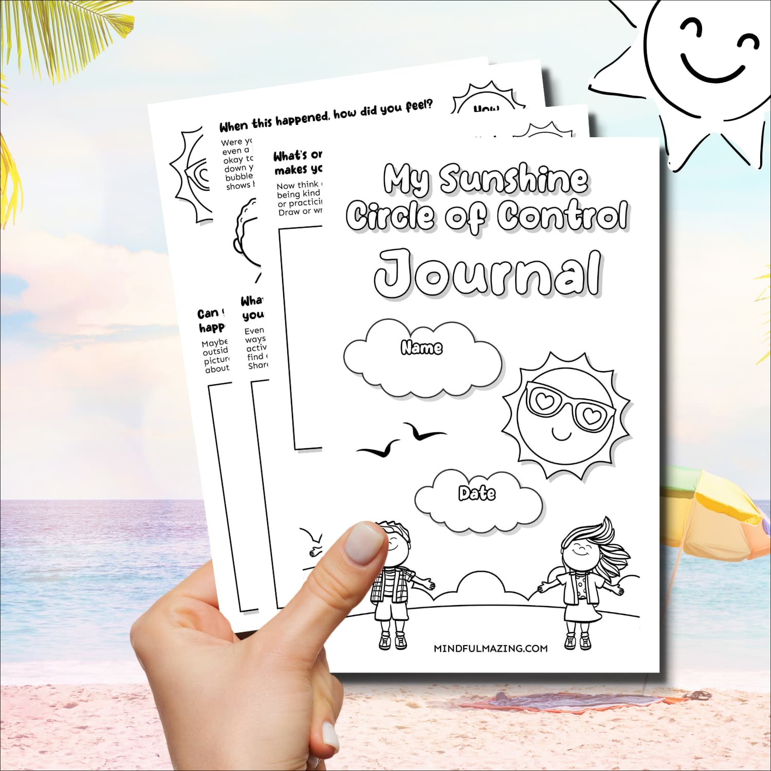 Sunshine Circle of Control Journal and Poster