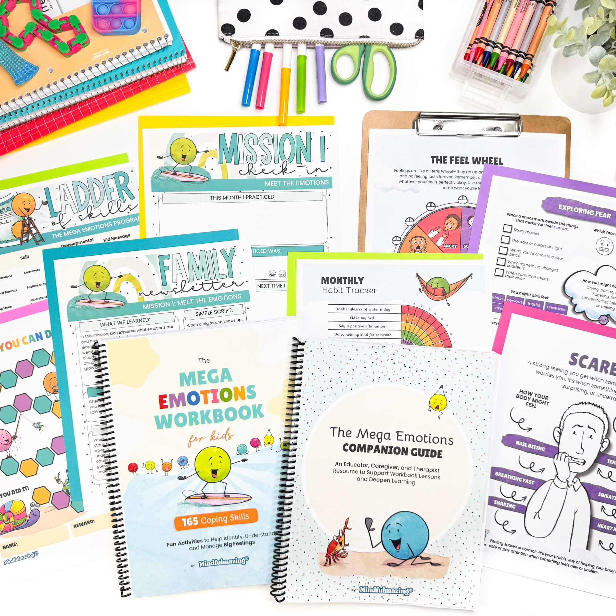 Kids Mega Emotions Bundle (Workbook + Guides + Bonus Tools)