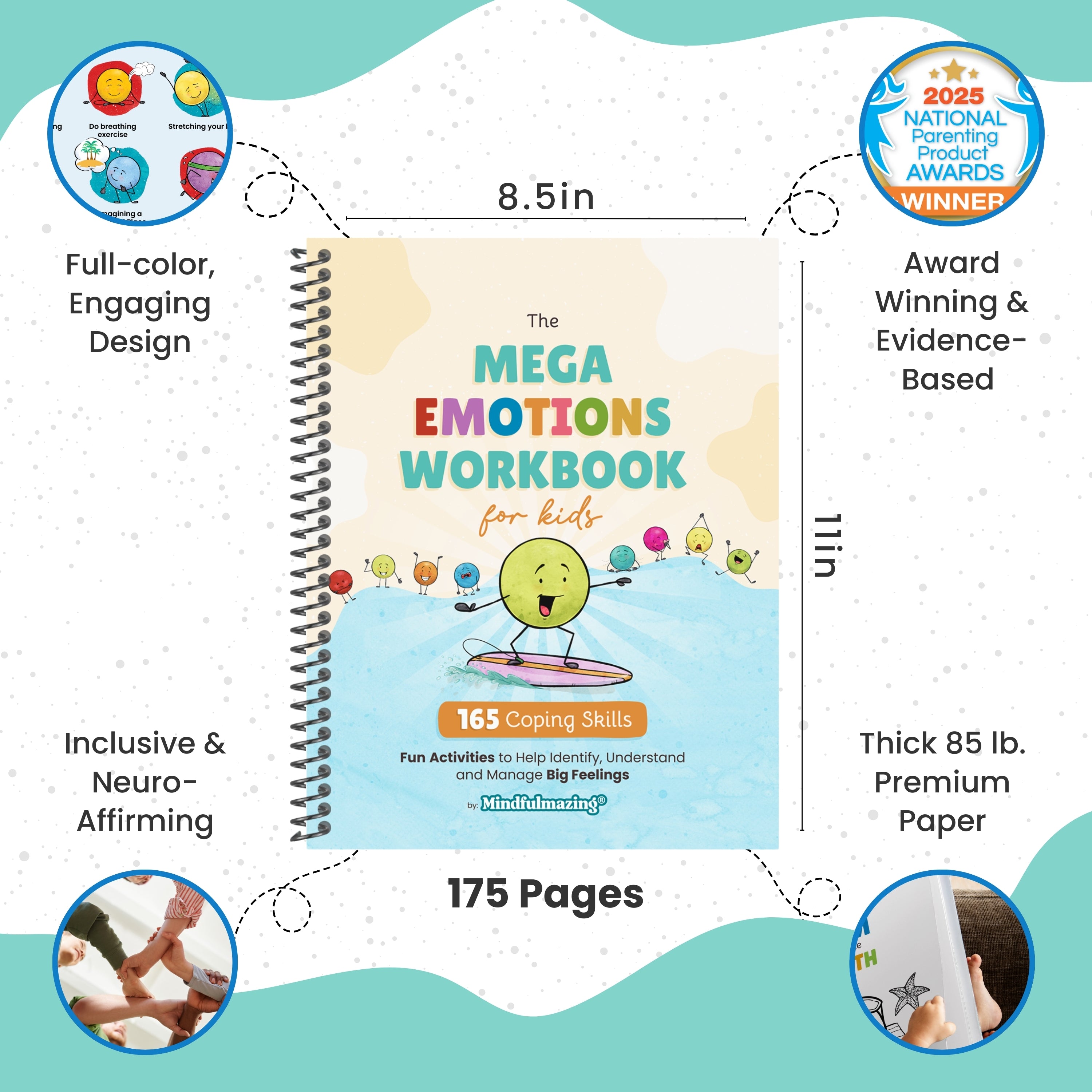 Kids Mega Emotions Bundle (Workbook + Guides + Bonus Tools)