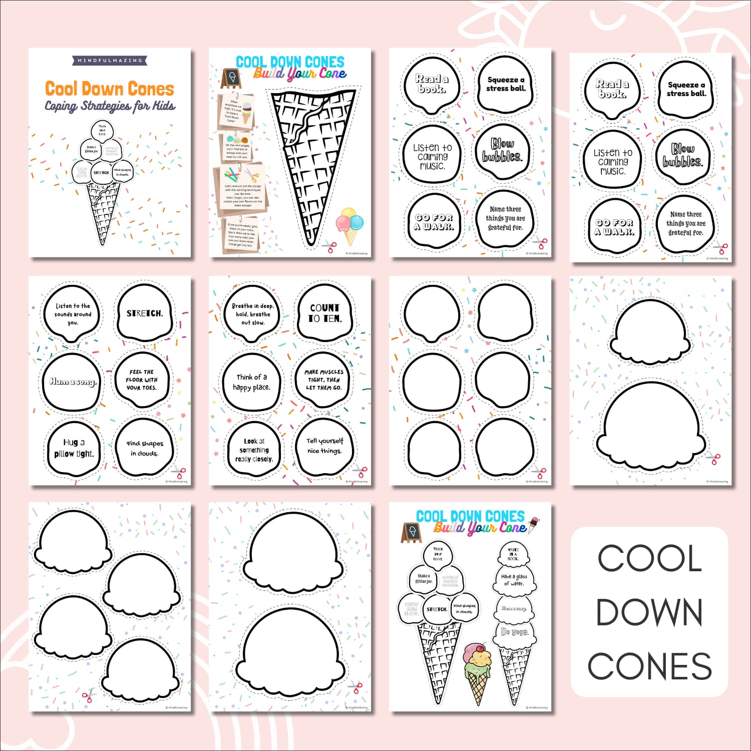 Cool Down Cones Coping Strategy