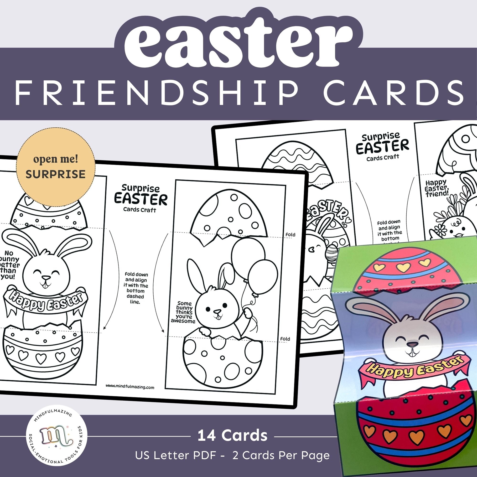 Easter Friendship Surprise Cards