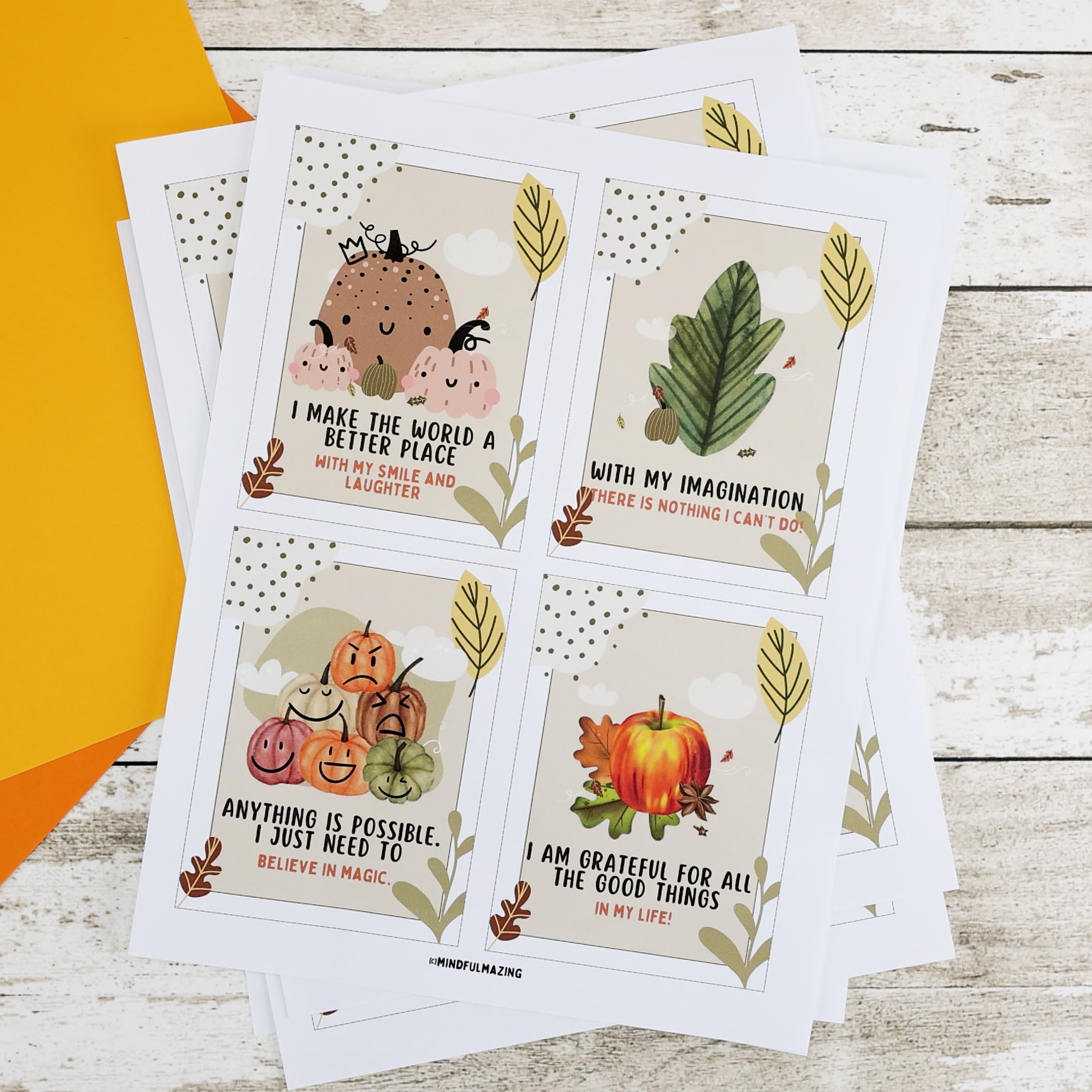 Fall-themed Affirmations