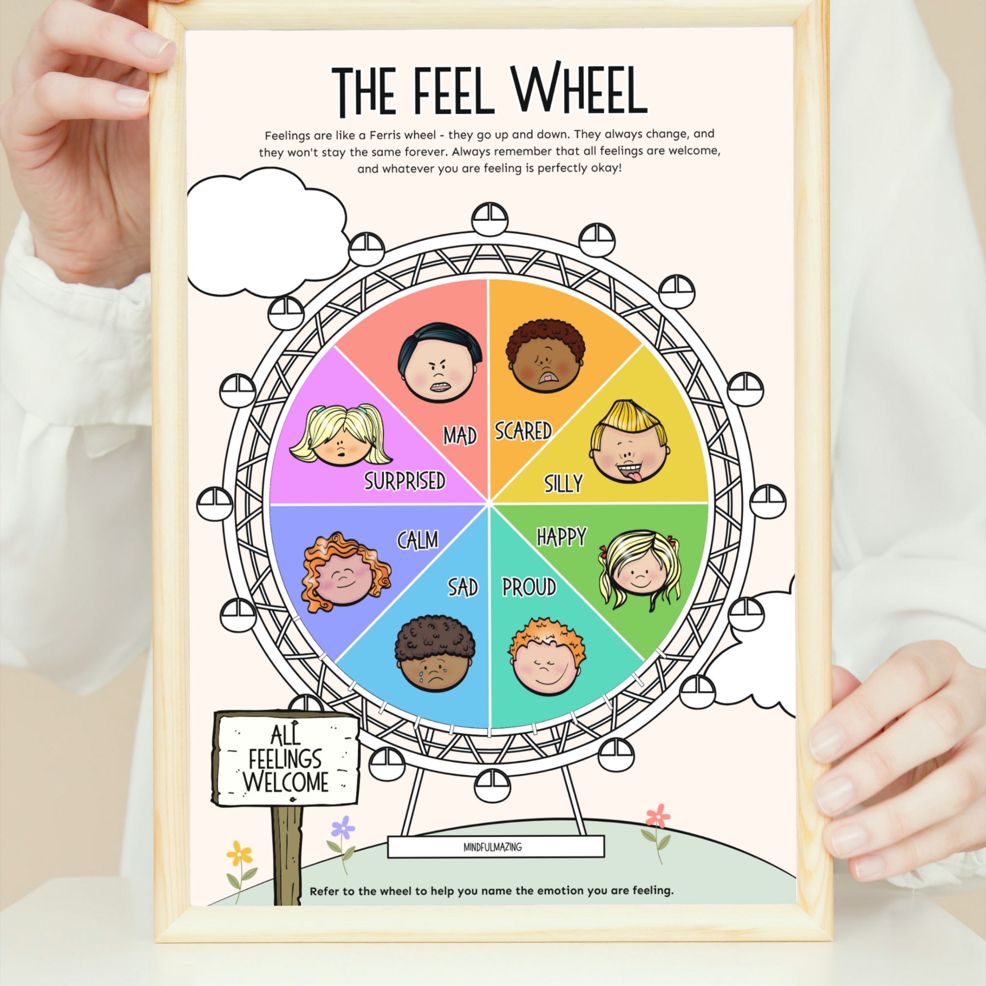 Wheel of Feelings (PDF) Ages 2 to 5