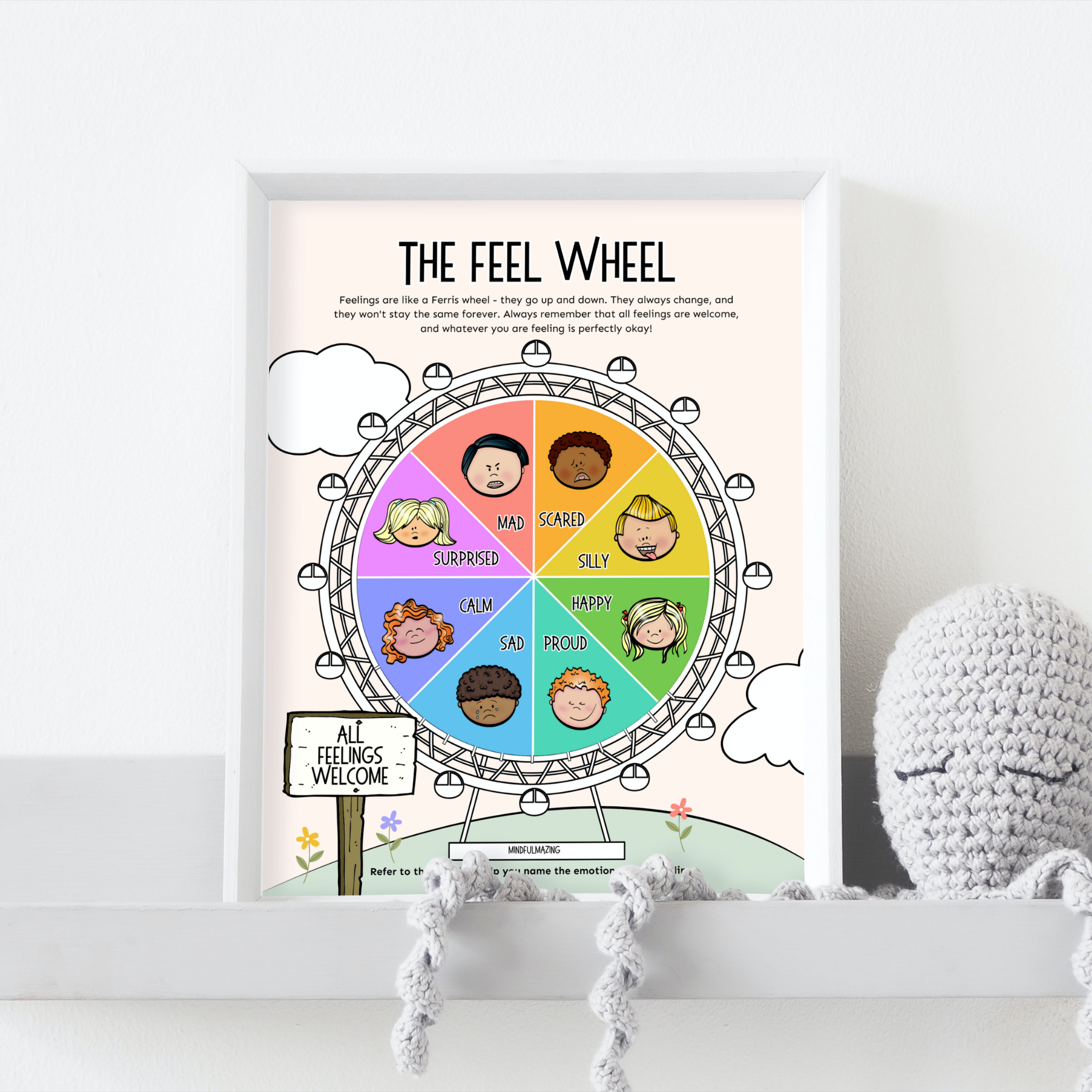 Wheel of Feelings (PDF) Ages 2 to 5
