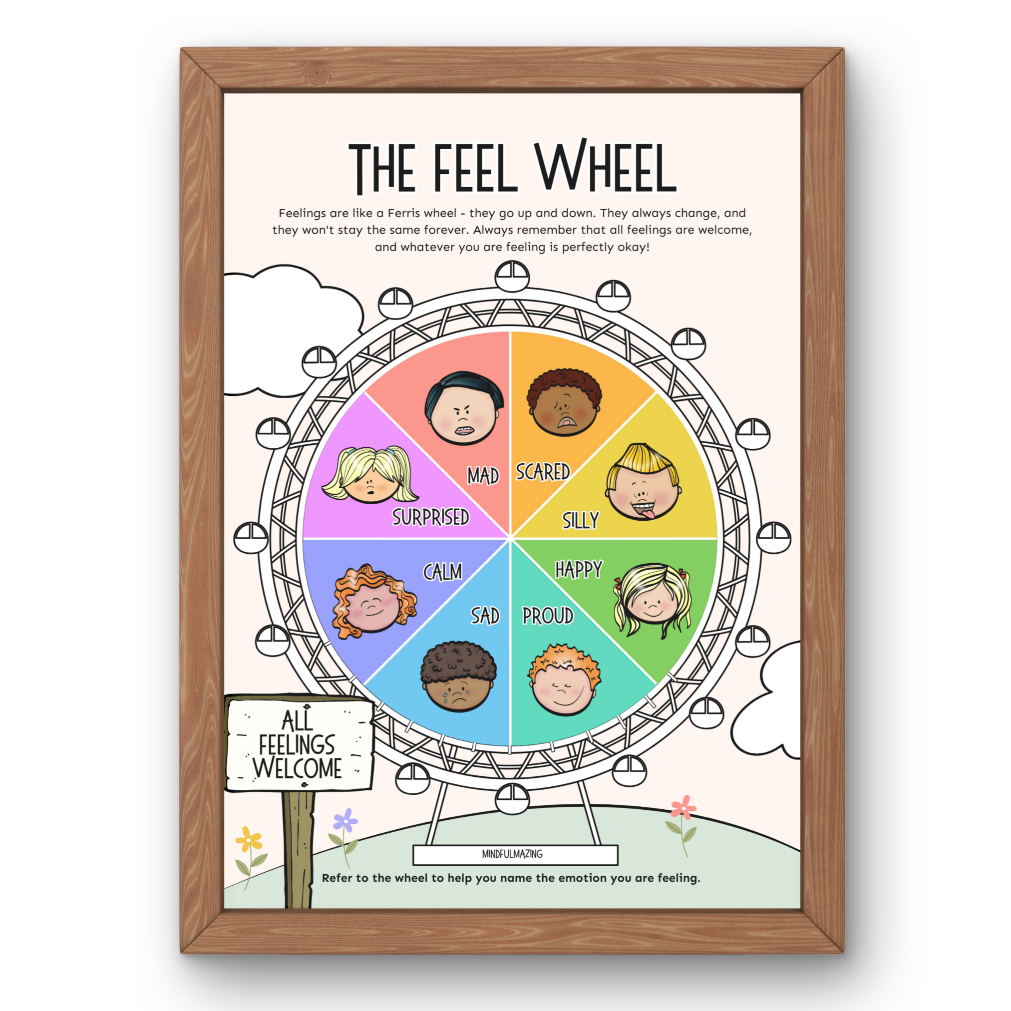 Wheel of Feelings (PDF) Ages 2 to 5