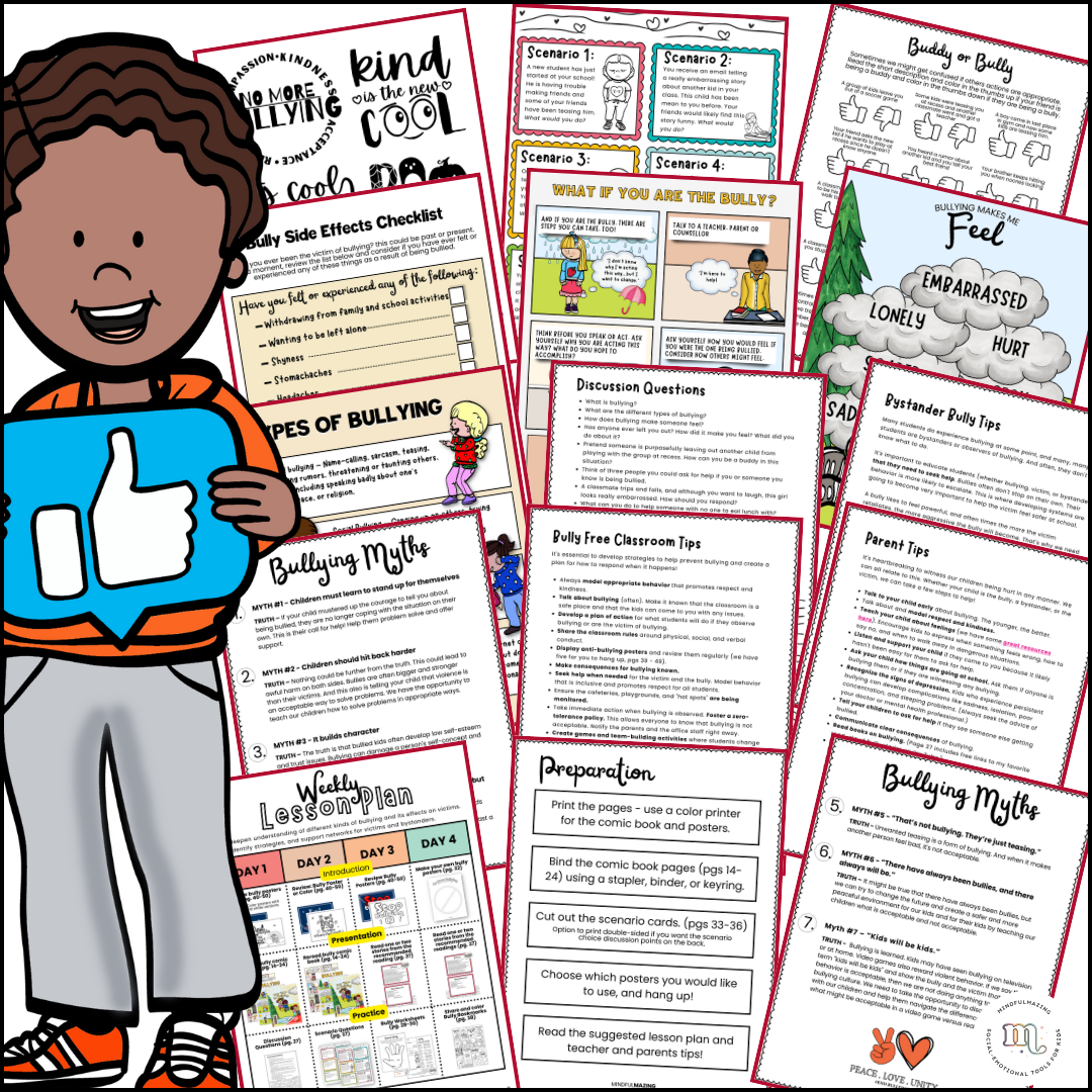 Anti-Bullying Comic Book + Activities