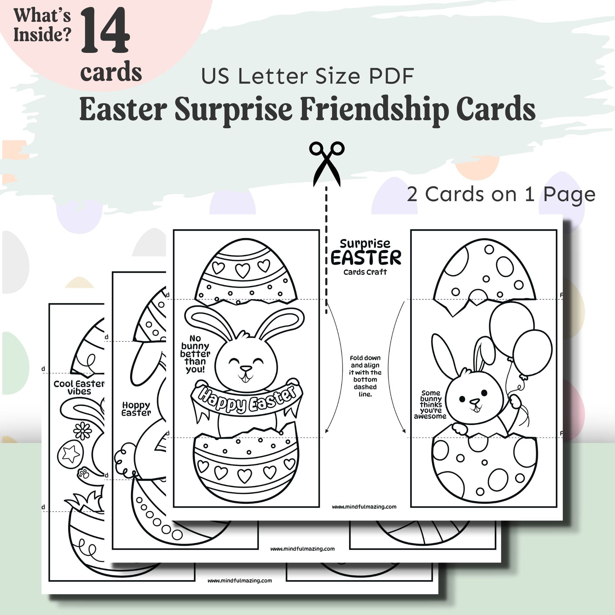 Easter Friendship Surprise Cards