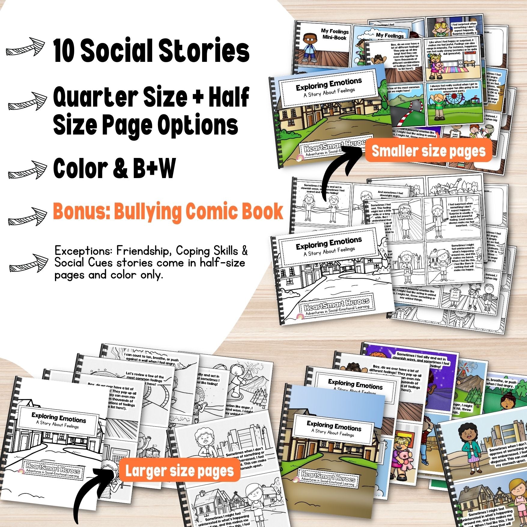 Social Story Bundle - 11 Stories (Ages 3 to 9)