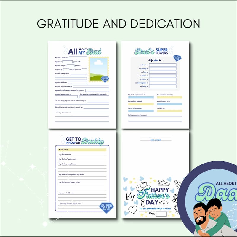 All About Dad & Father's Day Mini Kit