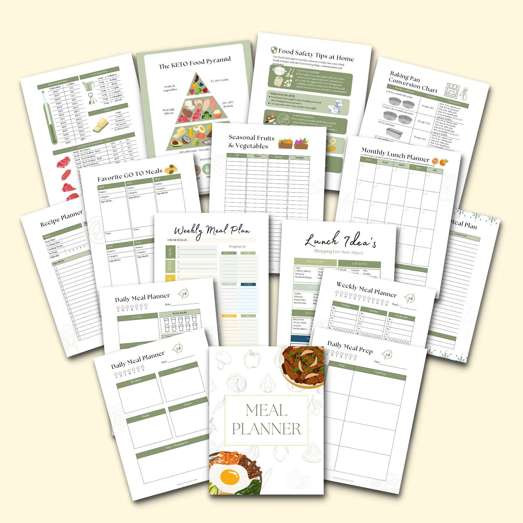 Meal Planner Printable Set (PDF)