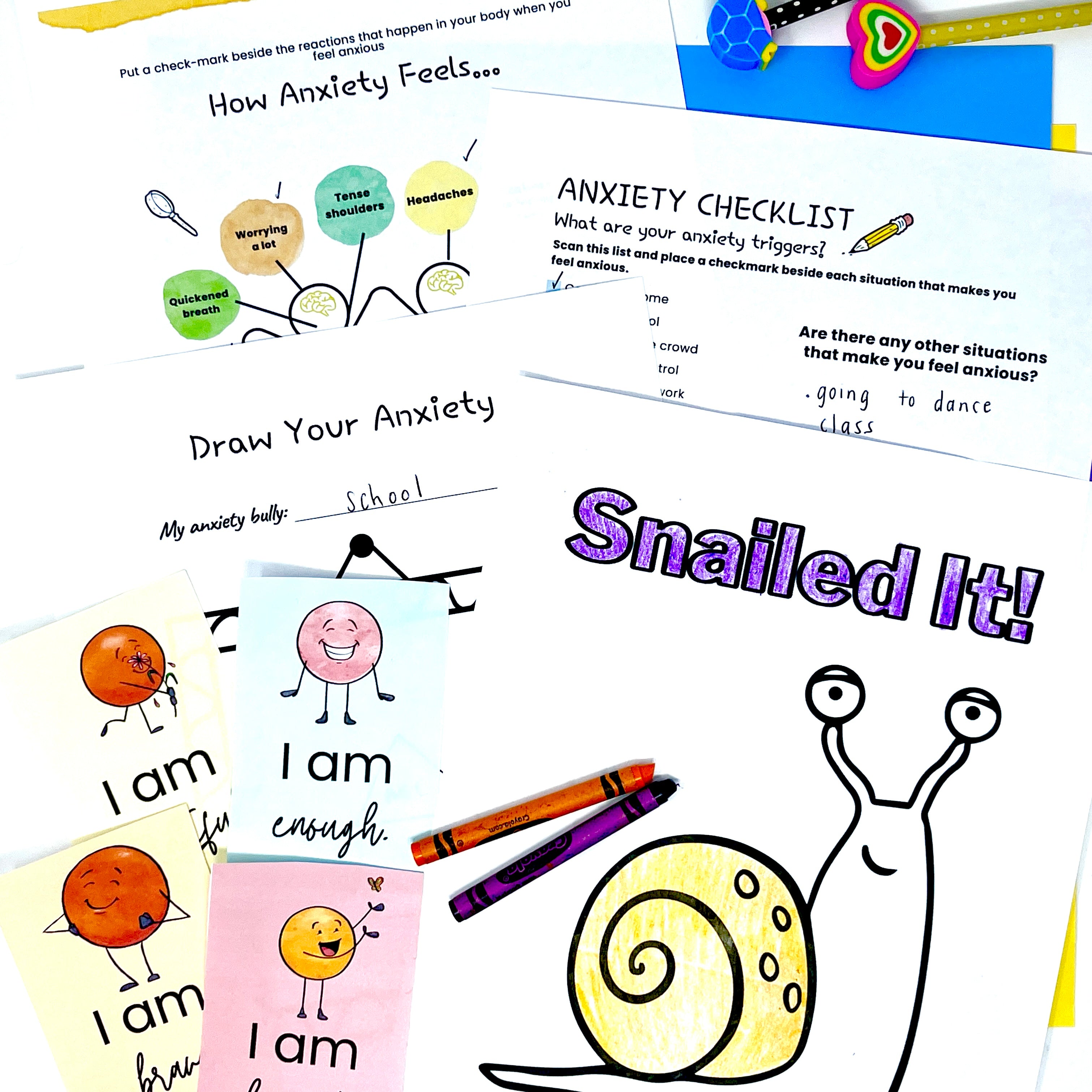 Anxiety Kit for Kids PDF (ages 4 - 11)