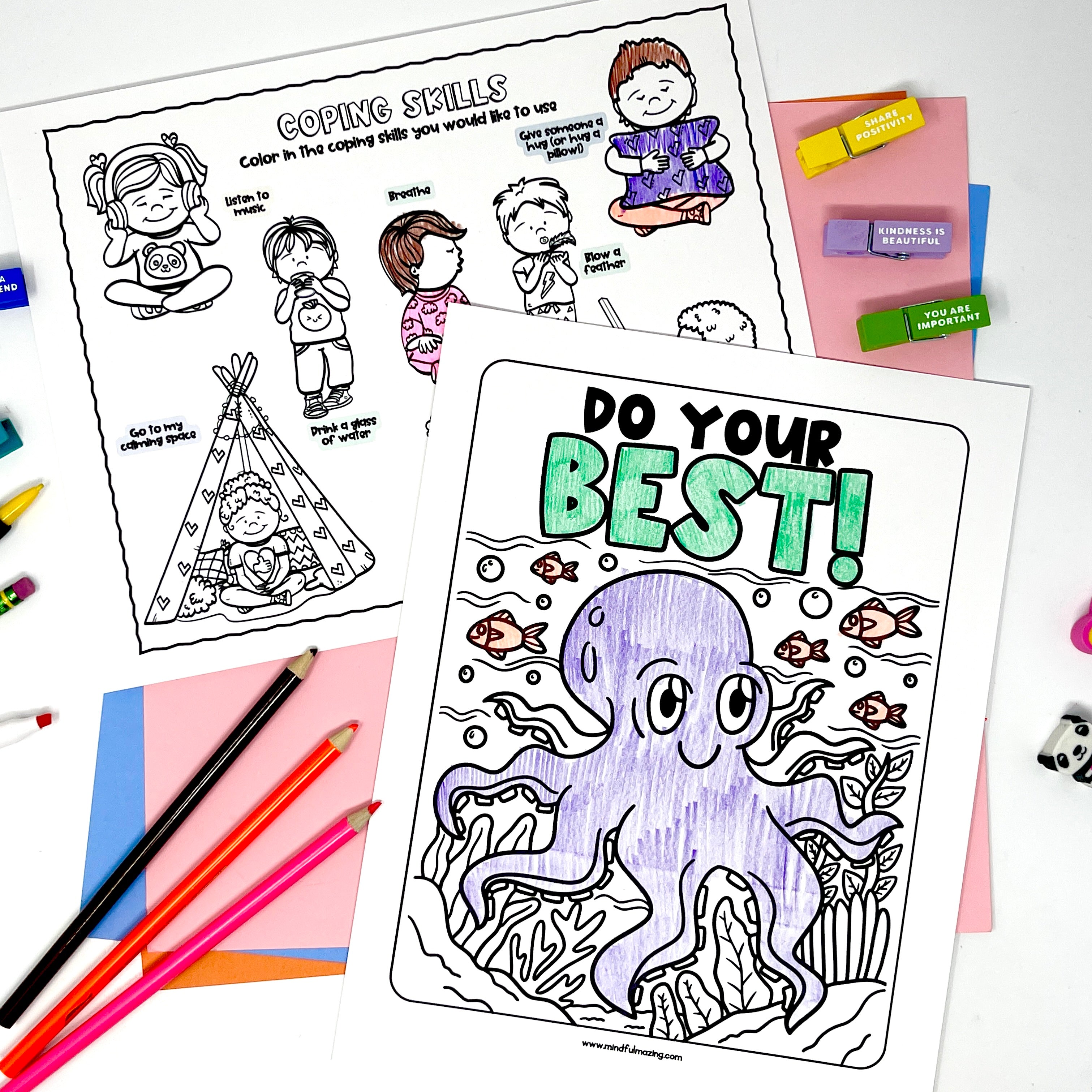 Self-Management Social-Emotional Learning Unit (ages 3 - 8)