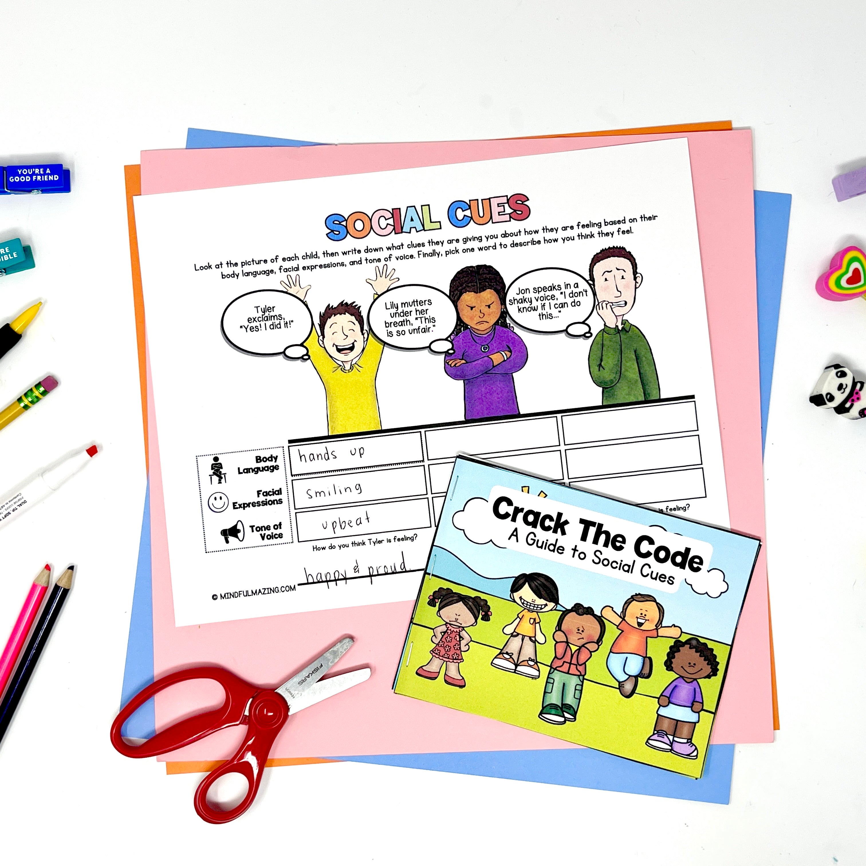 Social Skills Social-Emotional Learning Unit (ages 3 - 8)