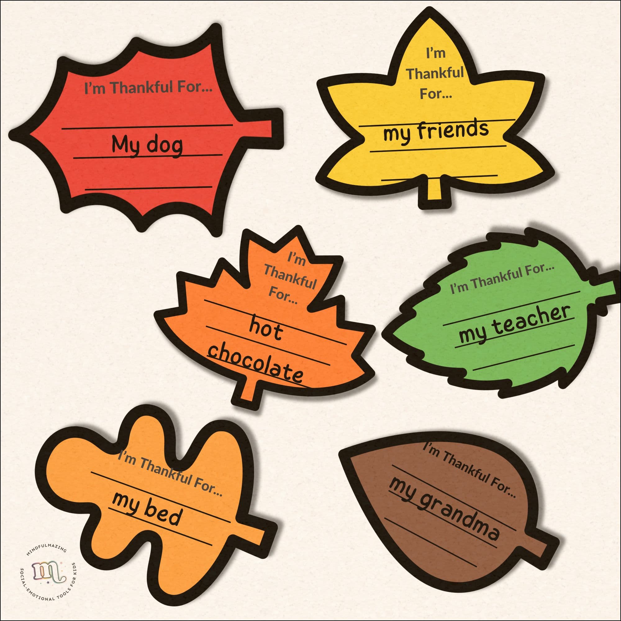 Fall Thankfulness & Gratitude Bulletin Board Set 🍁