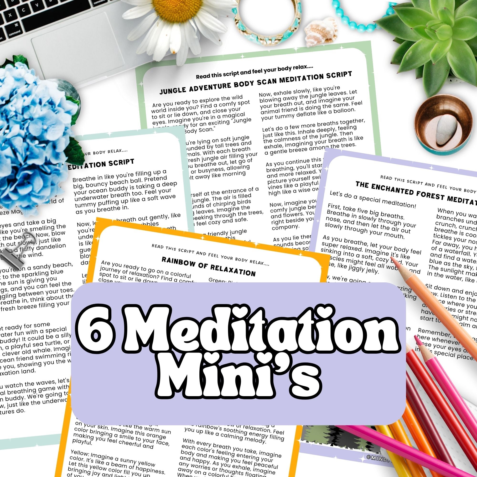 Mindfulness Mini Kit for Kids PDF (ages 4-11)