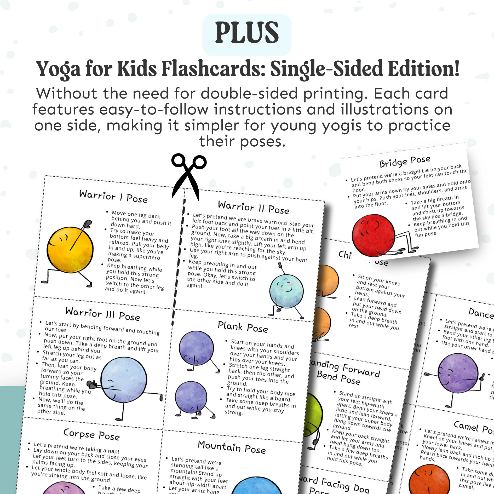 Yoga Kids Poster & Flashcards