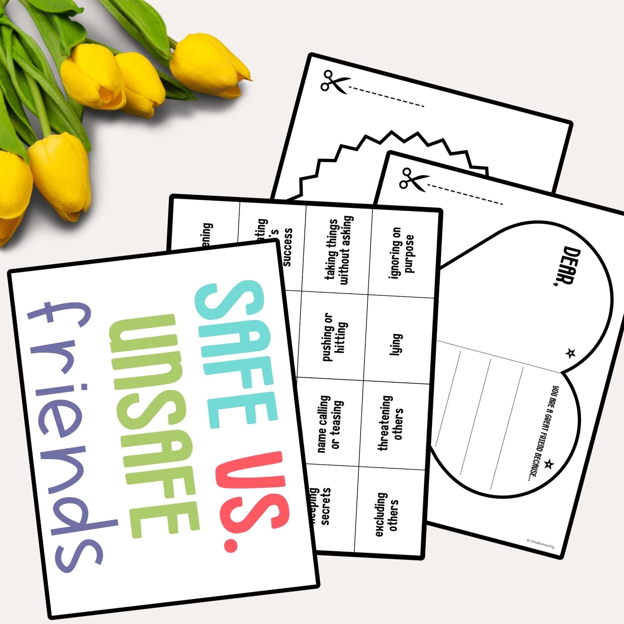 Friendship Bulletin Board Lesson and Activity