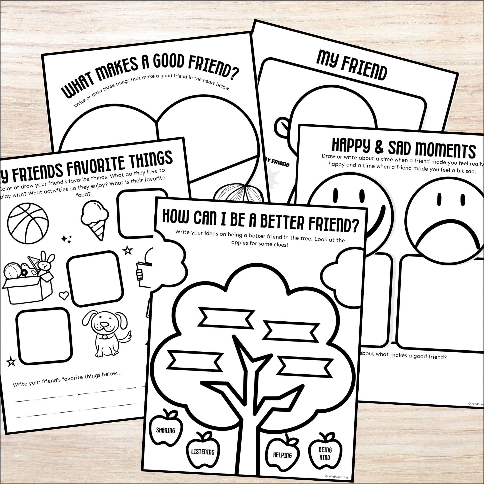 Friendship Bulletin Board Lesson and Activity