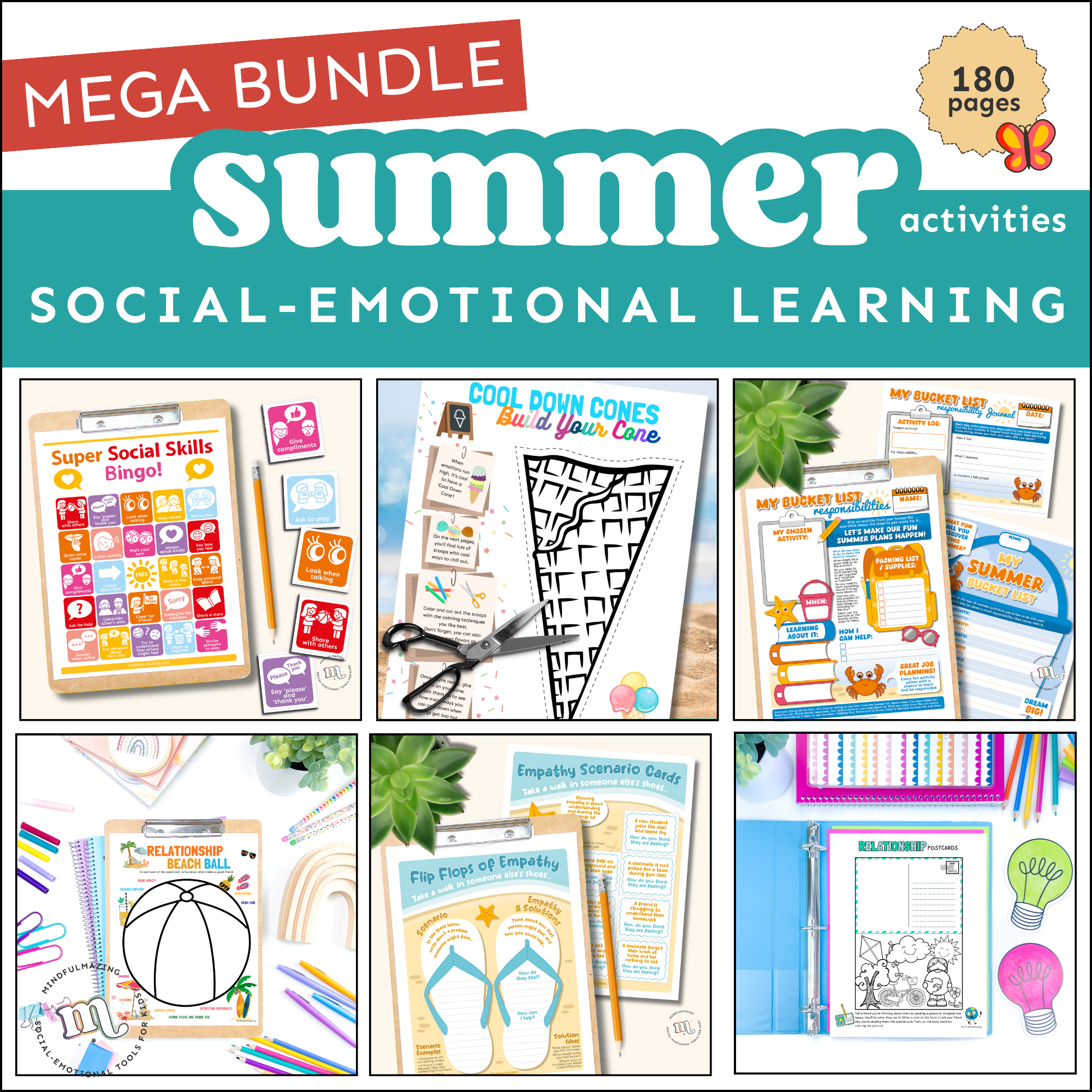 Summer Social-Emotional Learning Mega Bundle