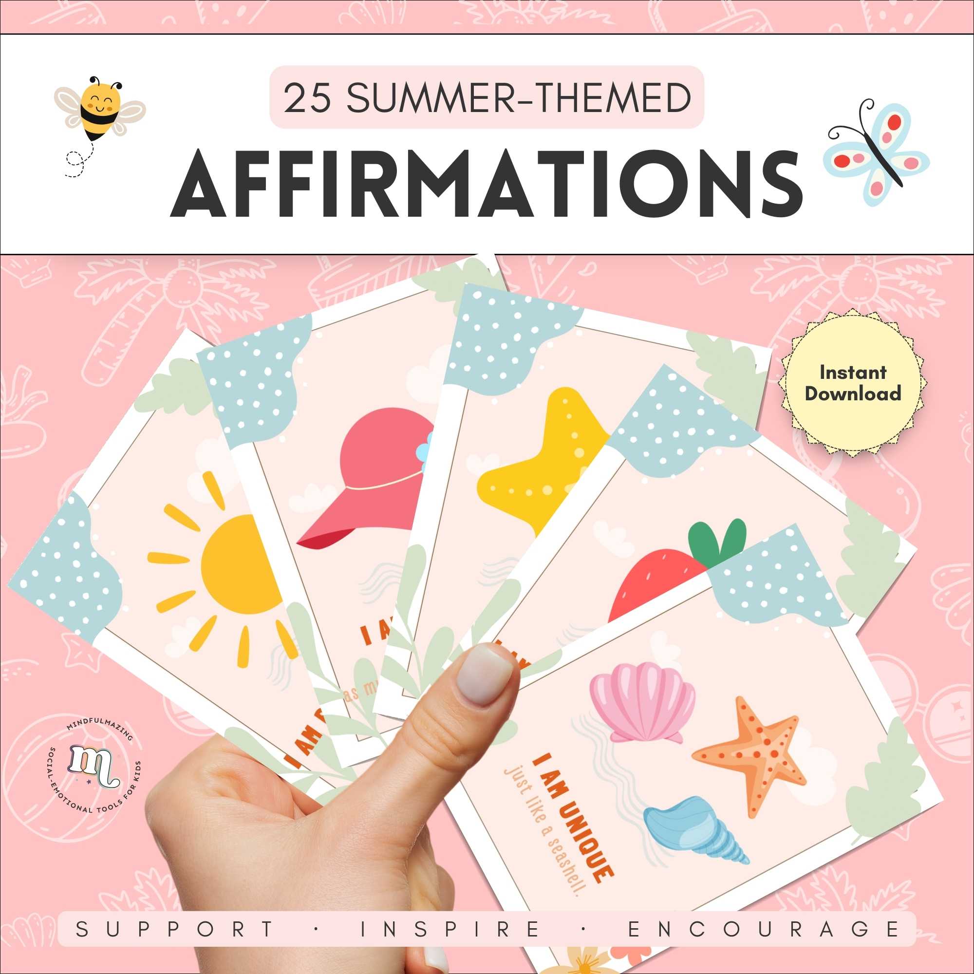 Summer-themed Affirmations