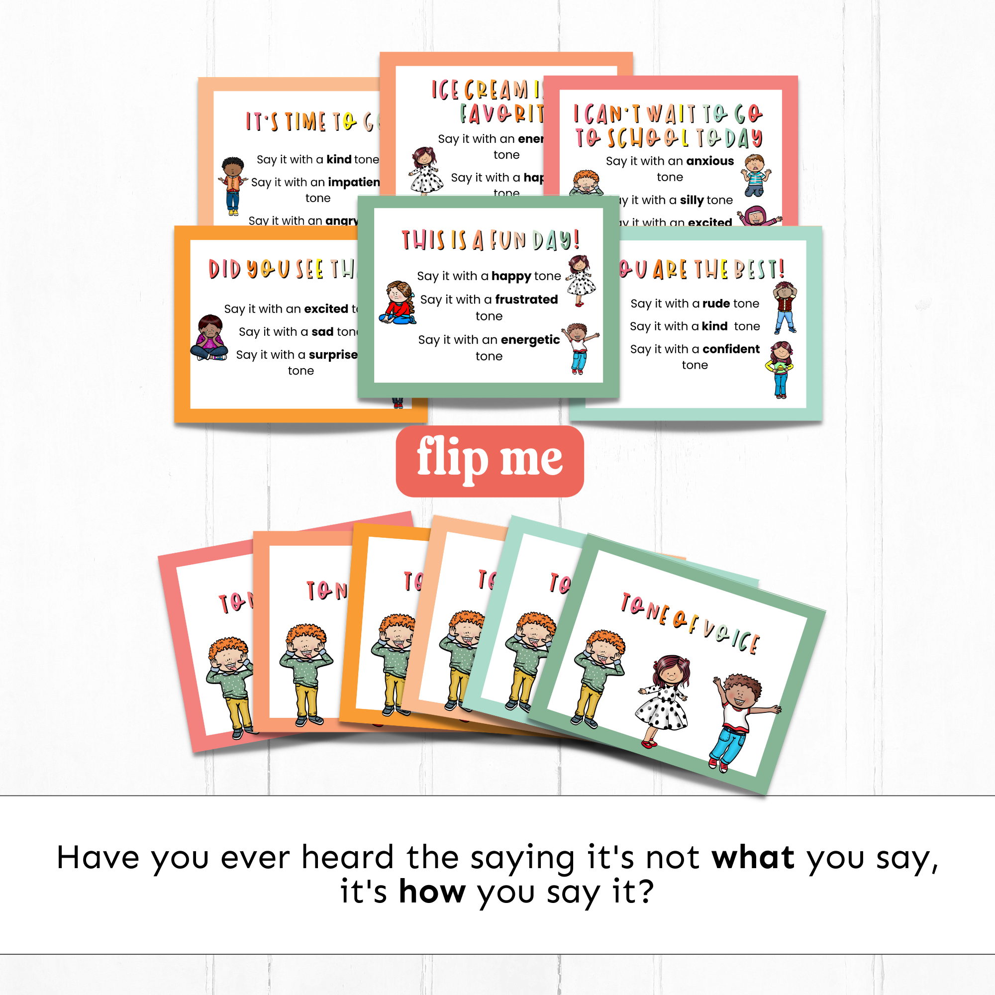 Tone of Voice (PDF) Ages 4-10