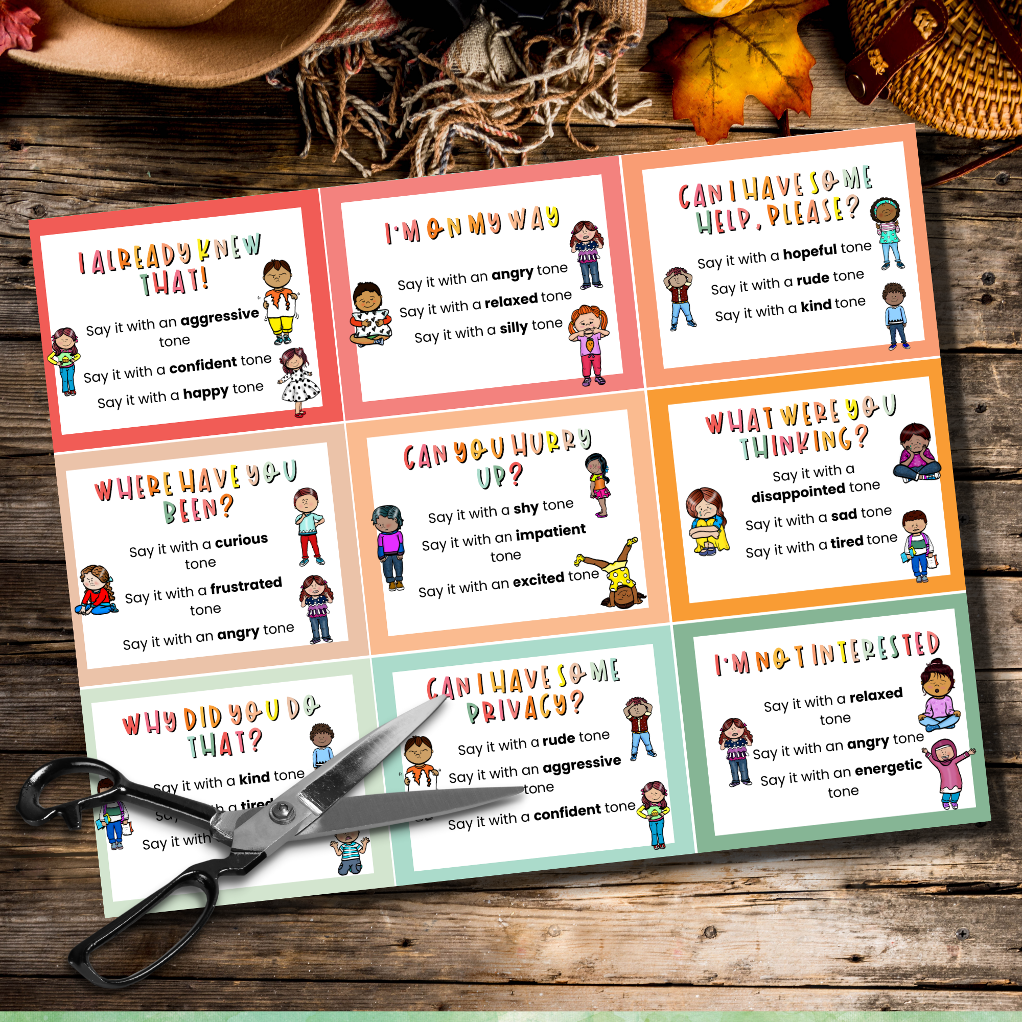 Tone of Voice (PDF) Ages 4-10