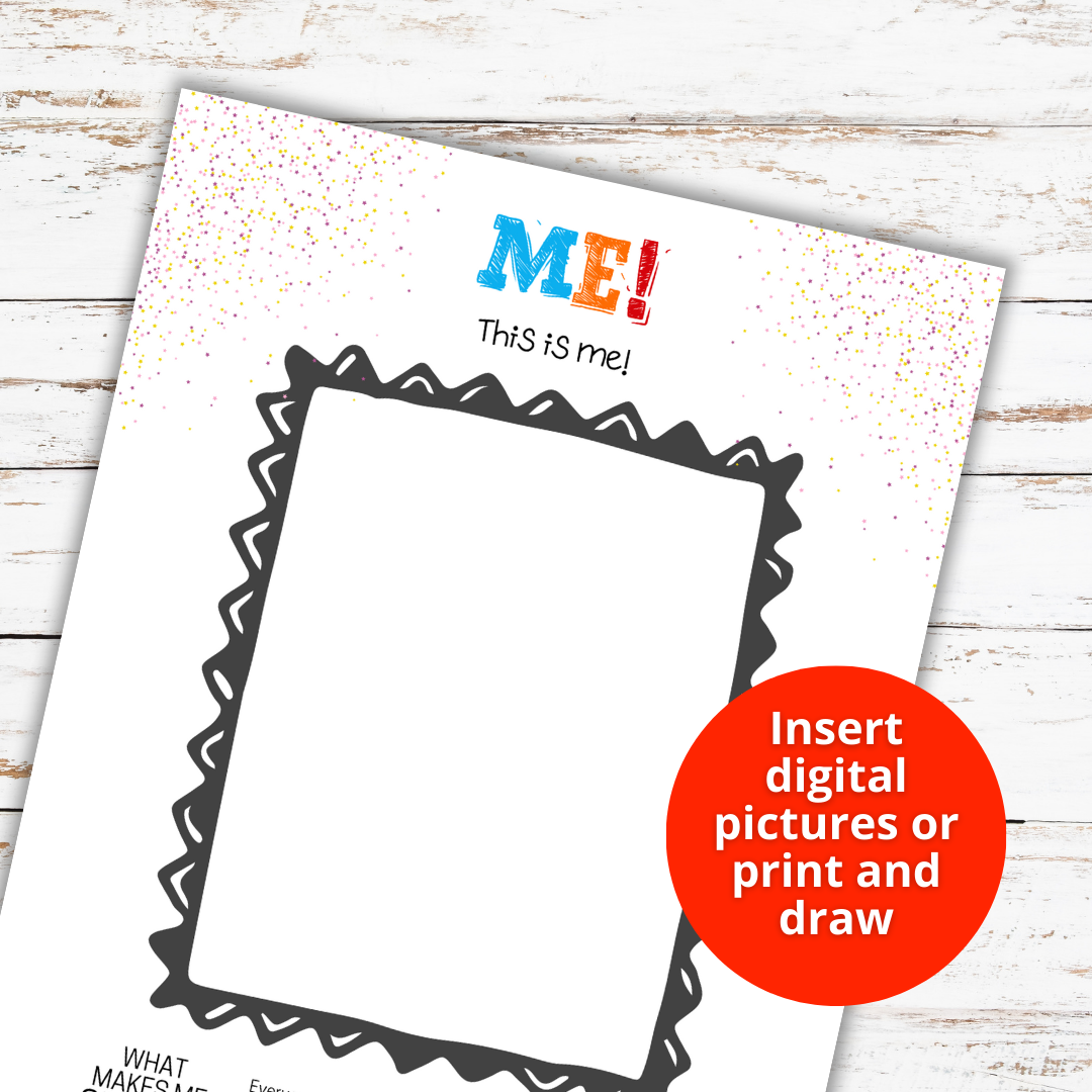 All About Me Mini Book (ages 5-11)