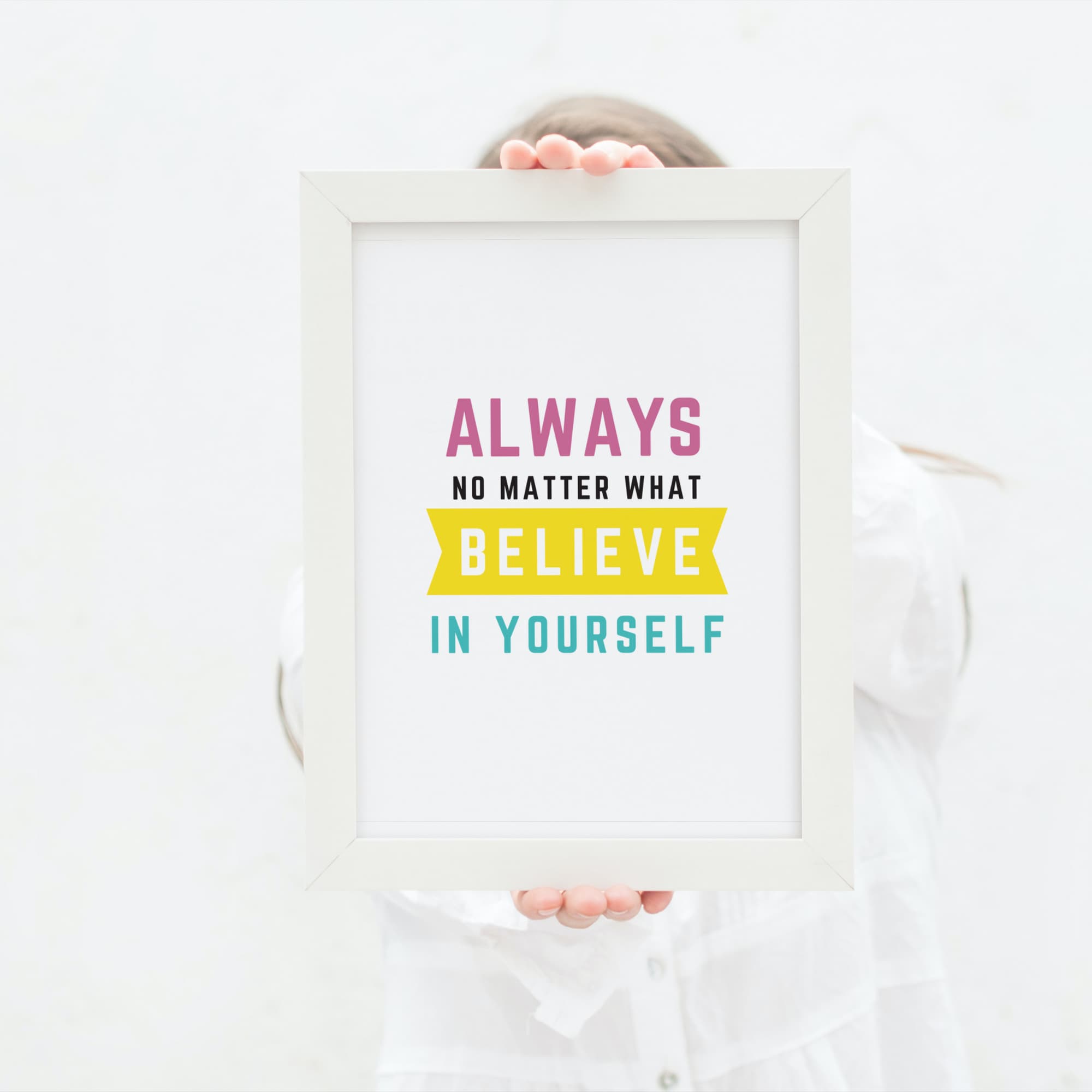 Always Believe Wall Art (PDF)