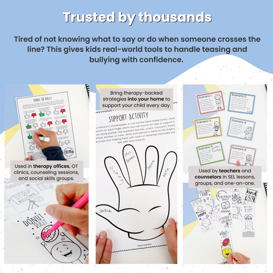 Anti-Bullying Comic Book + Activities