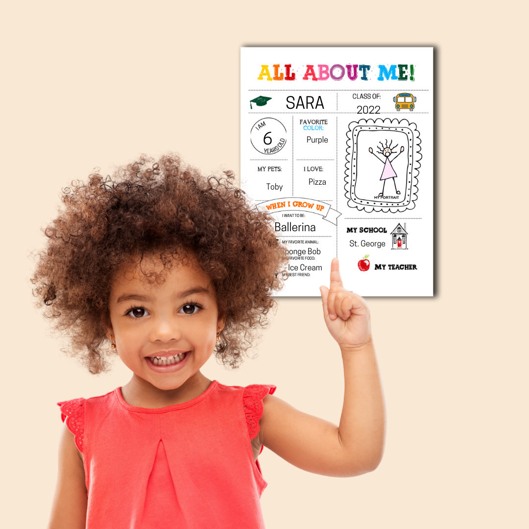All About Me Mini Book (ages 5-11)