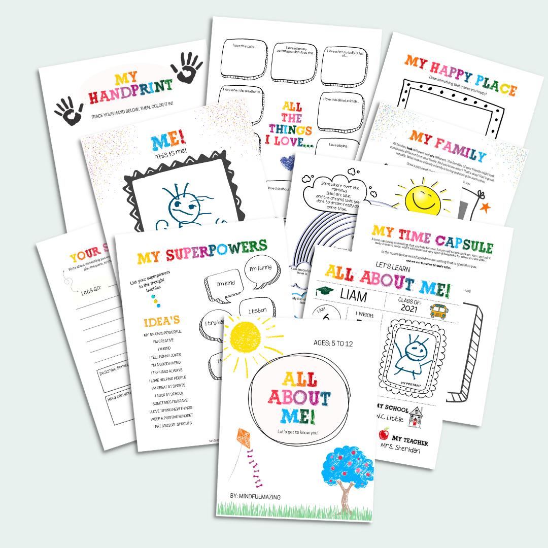 All About Me Mini Book (ages 5-11)