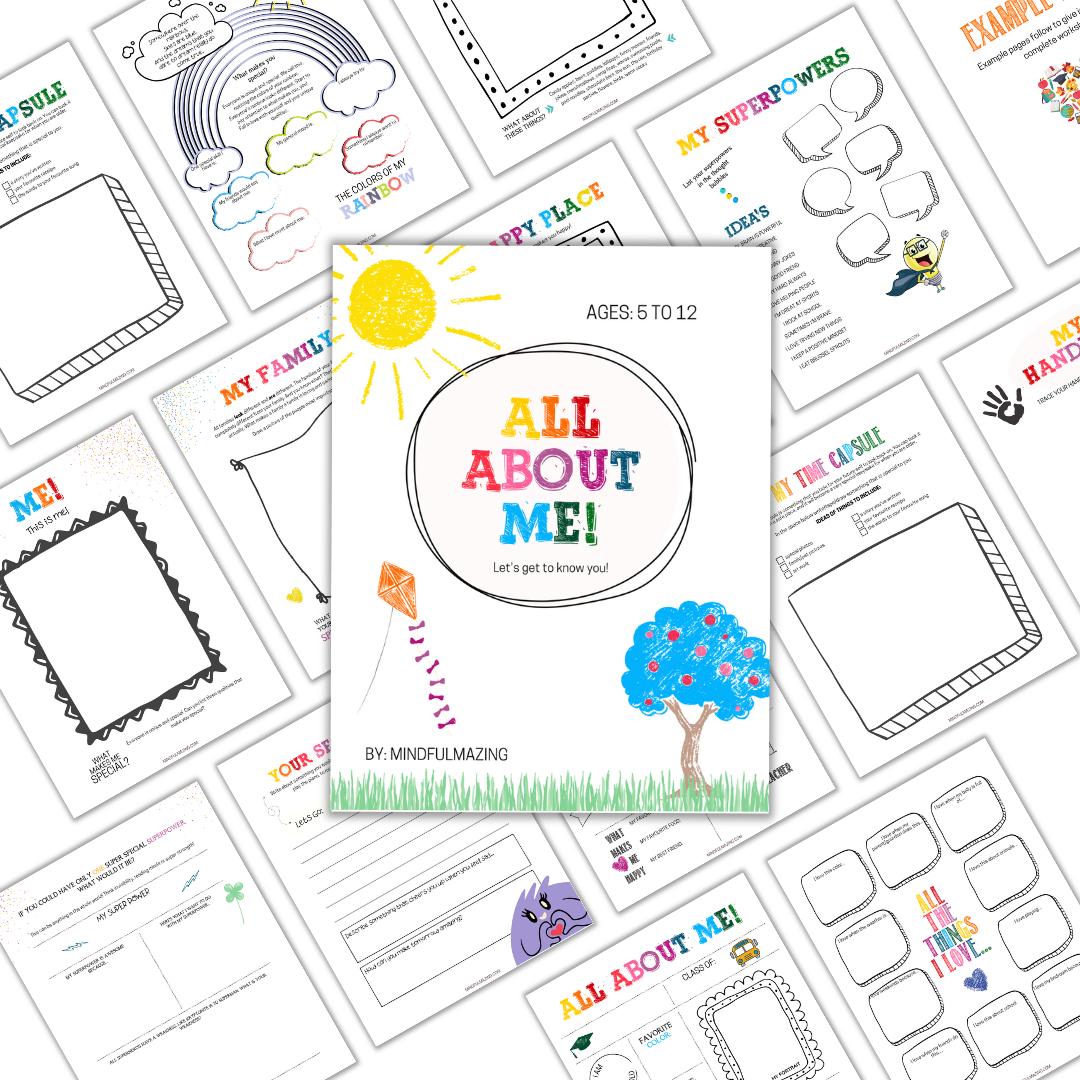 All About Me Mini Book (ages 5-11)