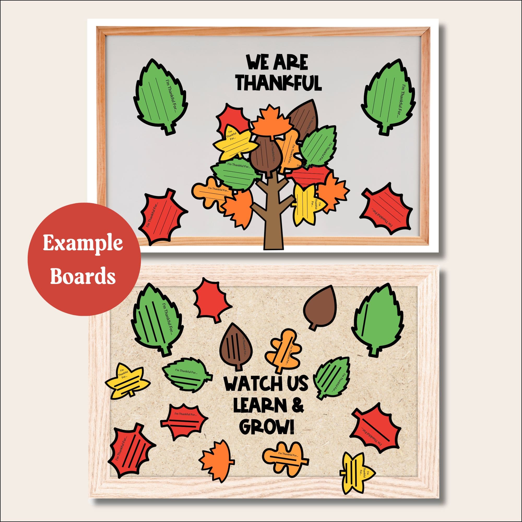 Fall Thankfulness & Gratitude Bulletin Board Set 🍁