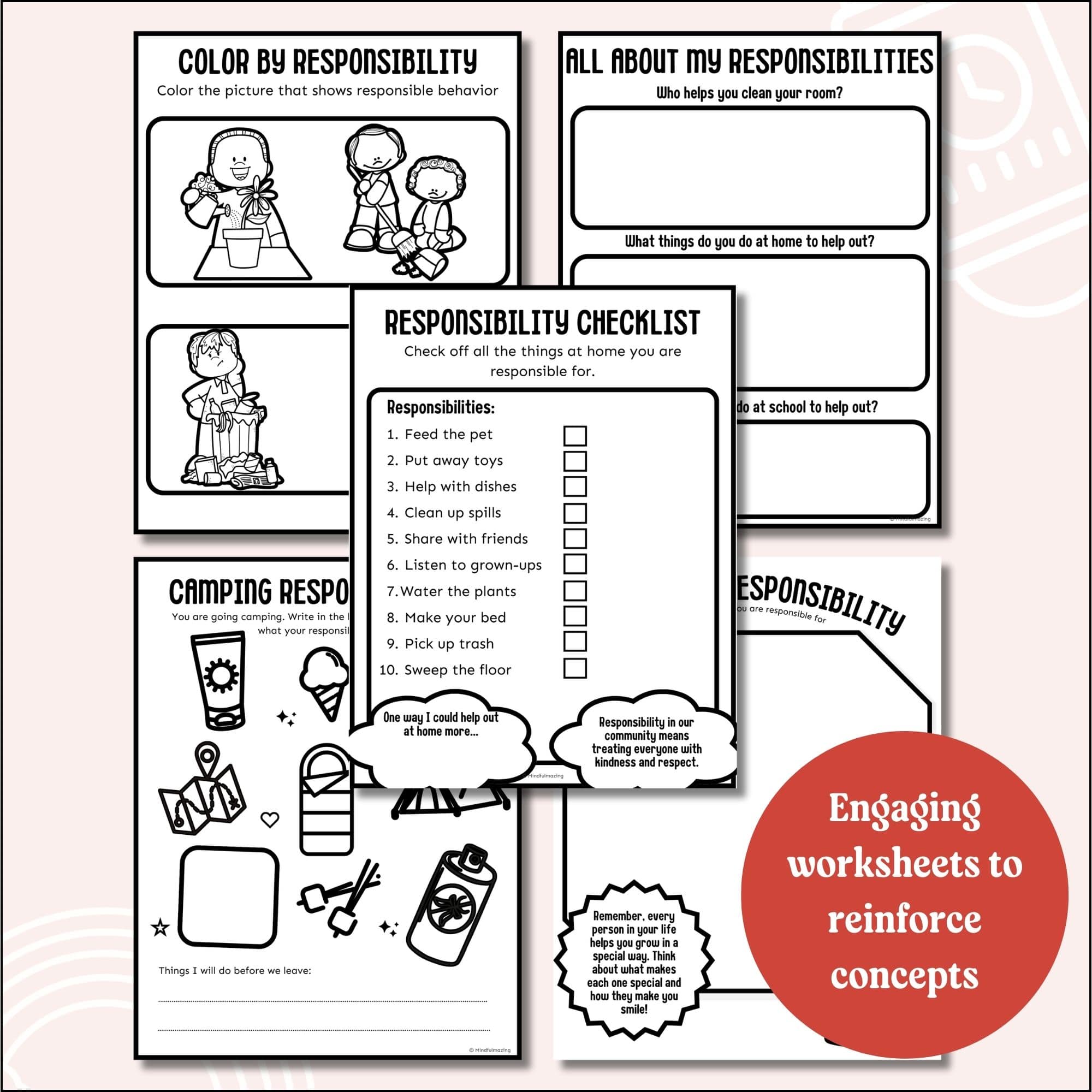 Summer Bucket List Taking Responsibility Activities