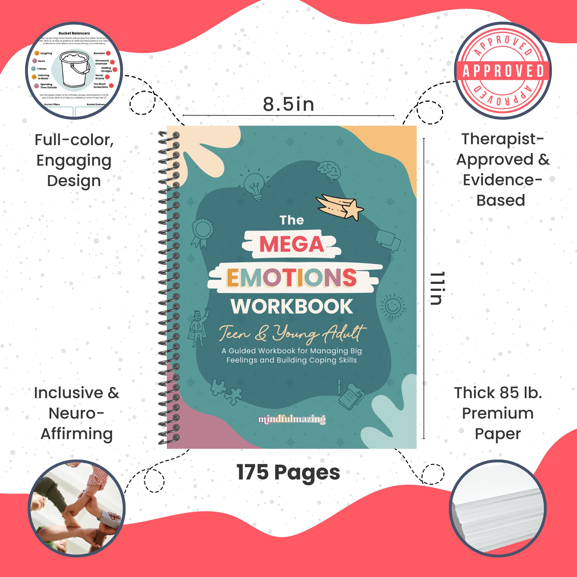 Teen & Young Adult Mega Emotions Workbook