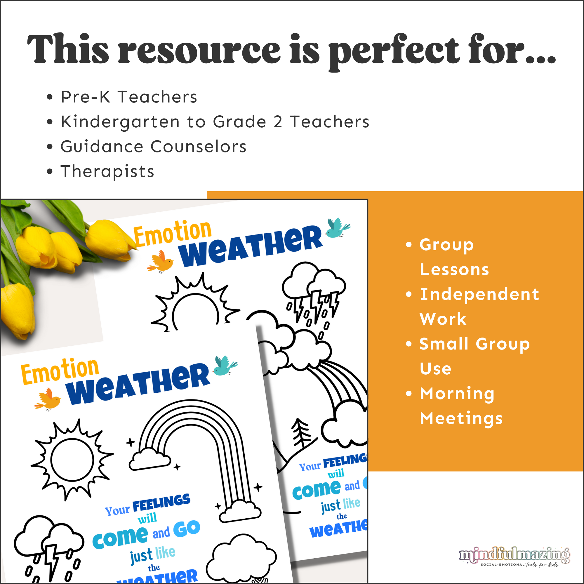 Spring Social-Emotional Learning Mega Bundle