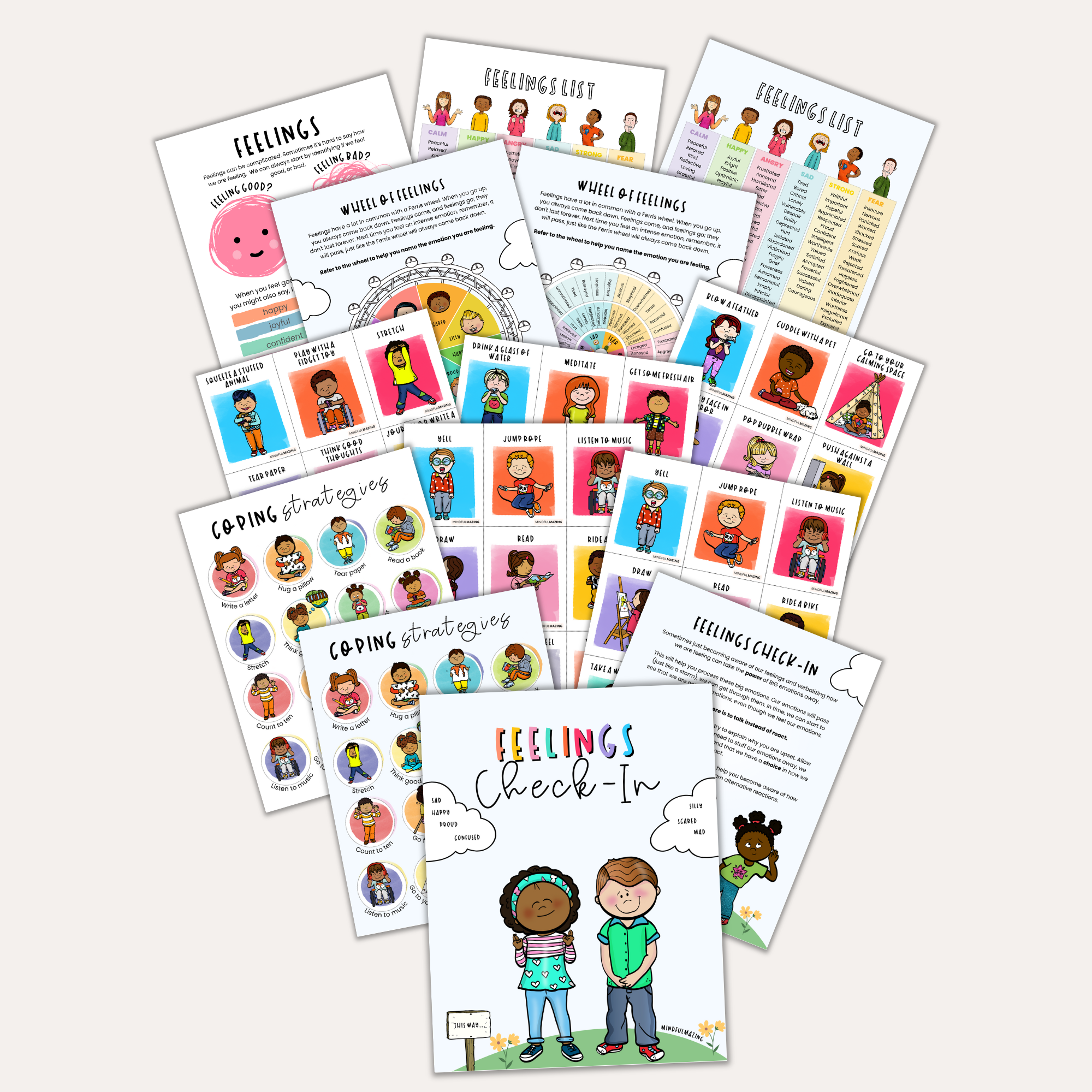 Feelings Check-In (PDF) Ages 2 and Up!