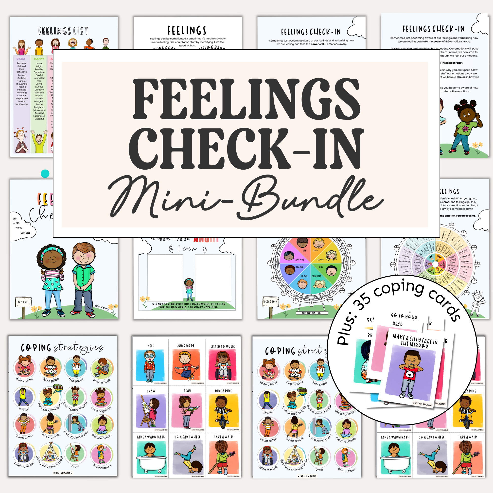 Feelings Check-In (PDF) Ages 2 and Up!