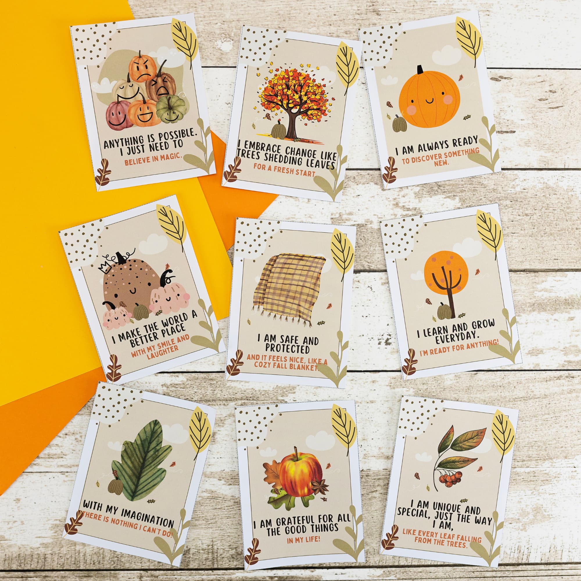 Fall-themed Affirmations