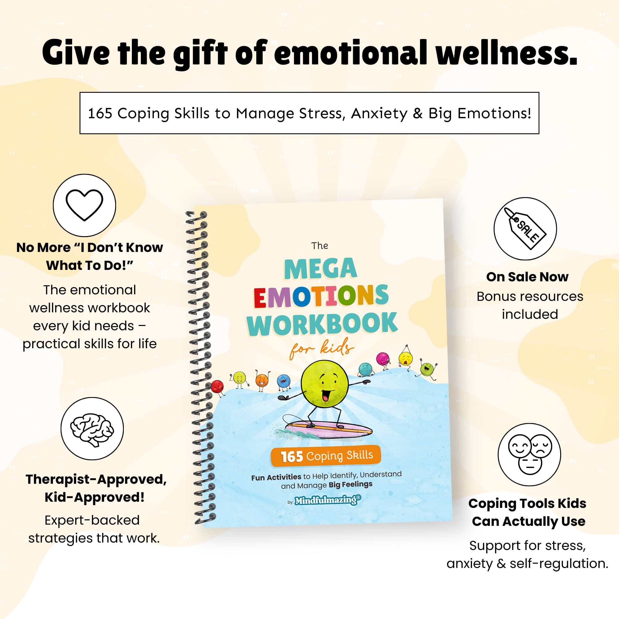 Kids Mega Emotions Bundle (Workbook + Guides + Bonus Tools)