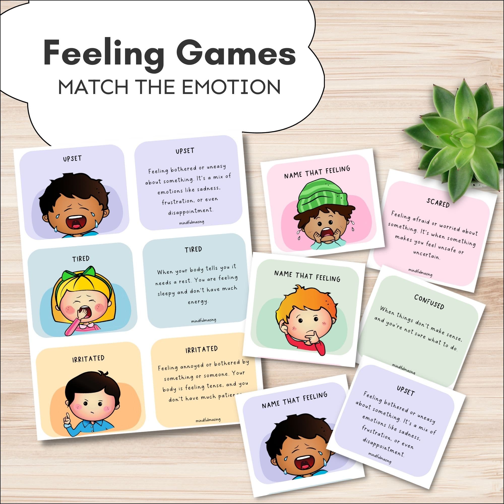 Feelings Kit (Posters + Worksheets)