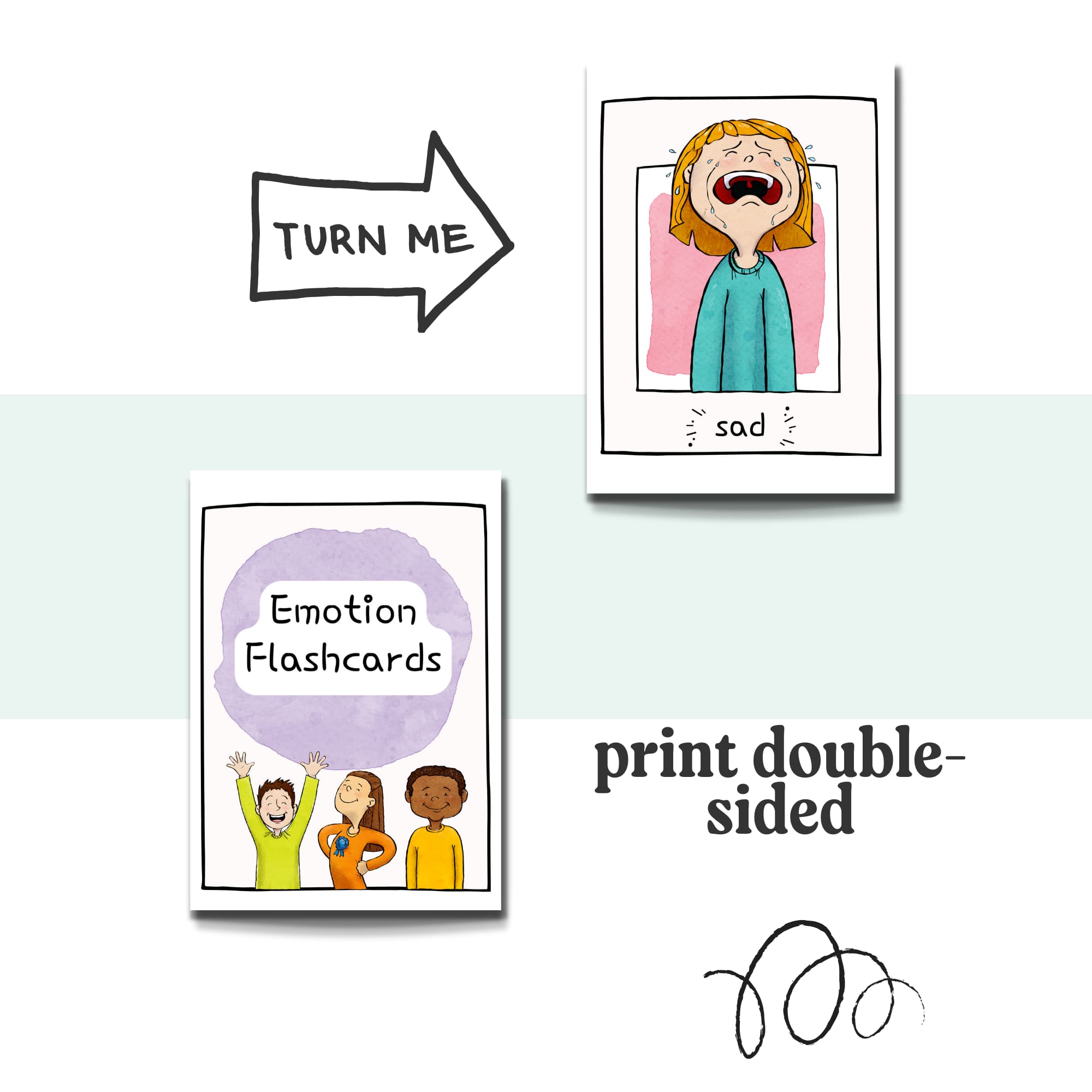 Emotion Flashcards PDF (ages 2 to 10)