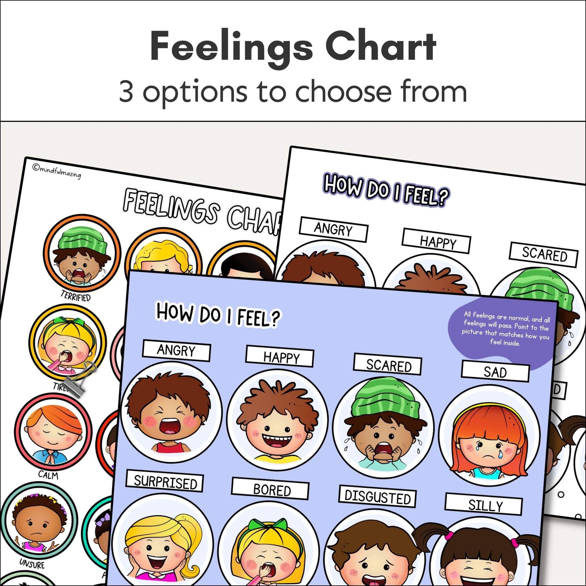 Feelings Kit (Posters + Worksheets)