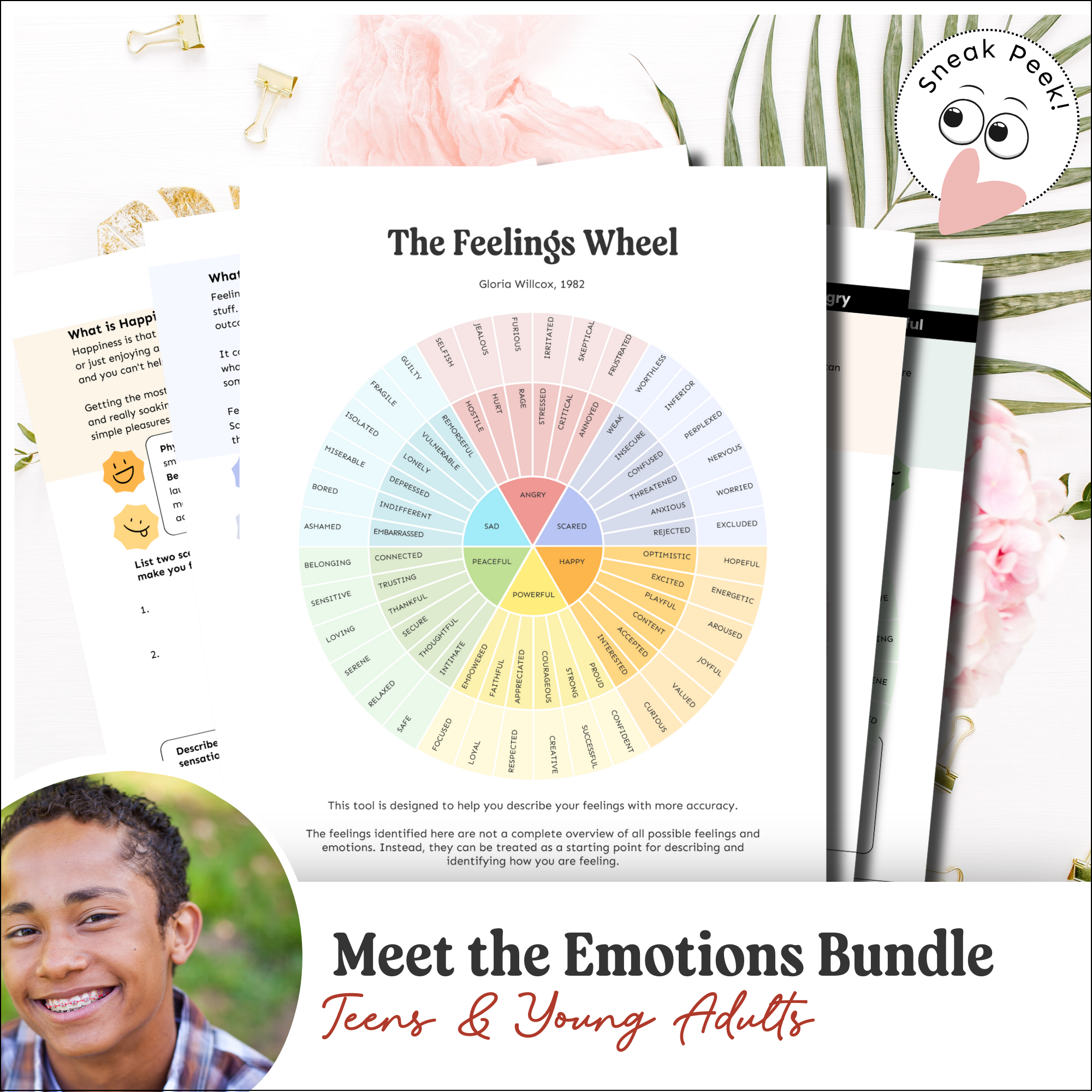 Teen & Young Adult Mega Emotions Workbook