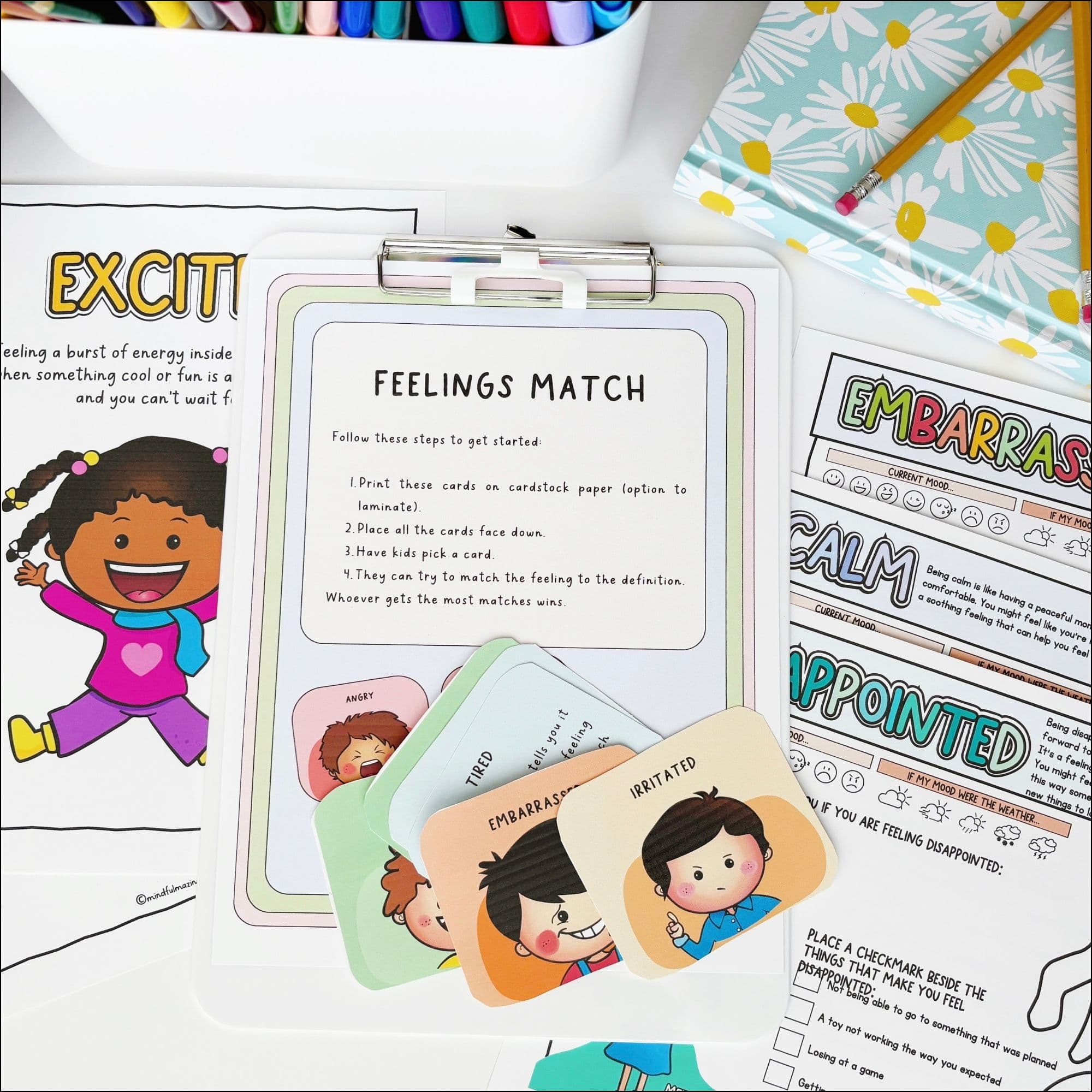 Feelings Kit (Posters + Worksheets)